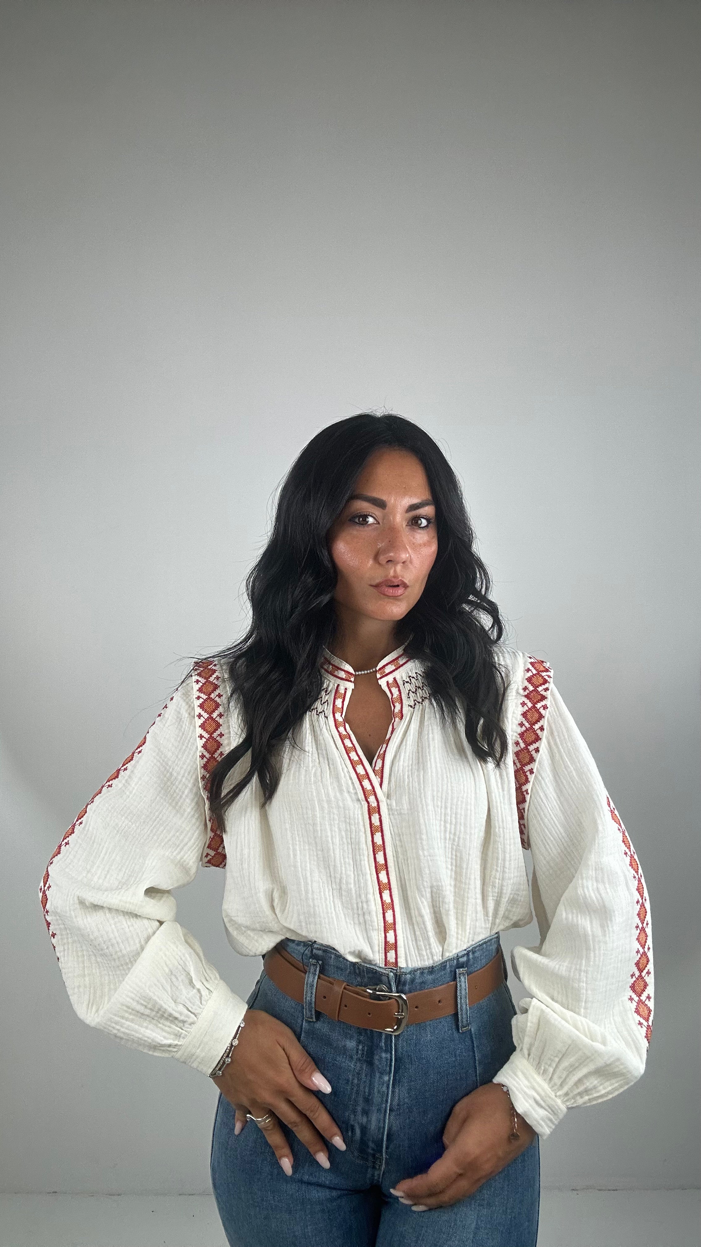 Camicia VOLANT EST - BIANCO