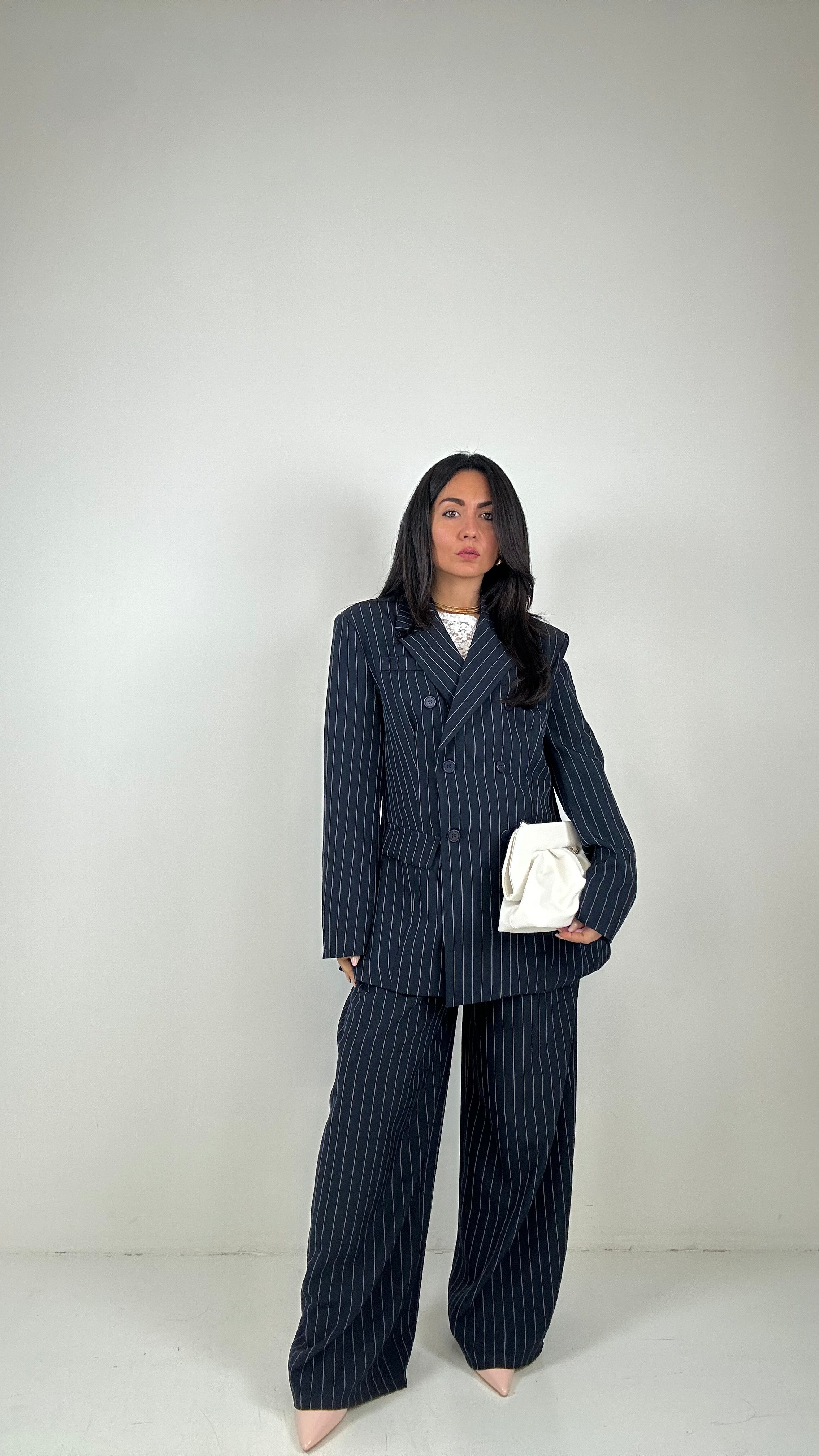 Tailleur GESSATO DOPPIOPETTO - BLU