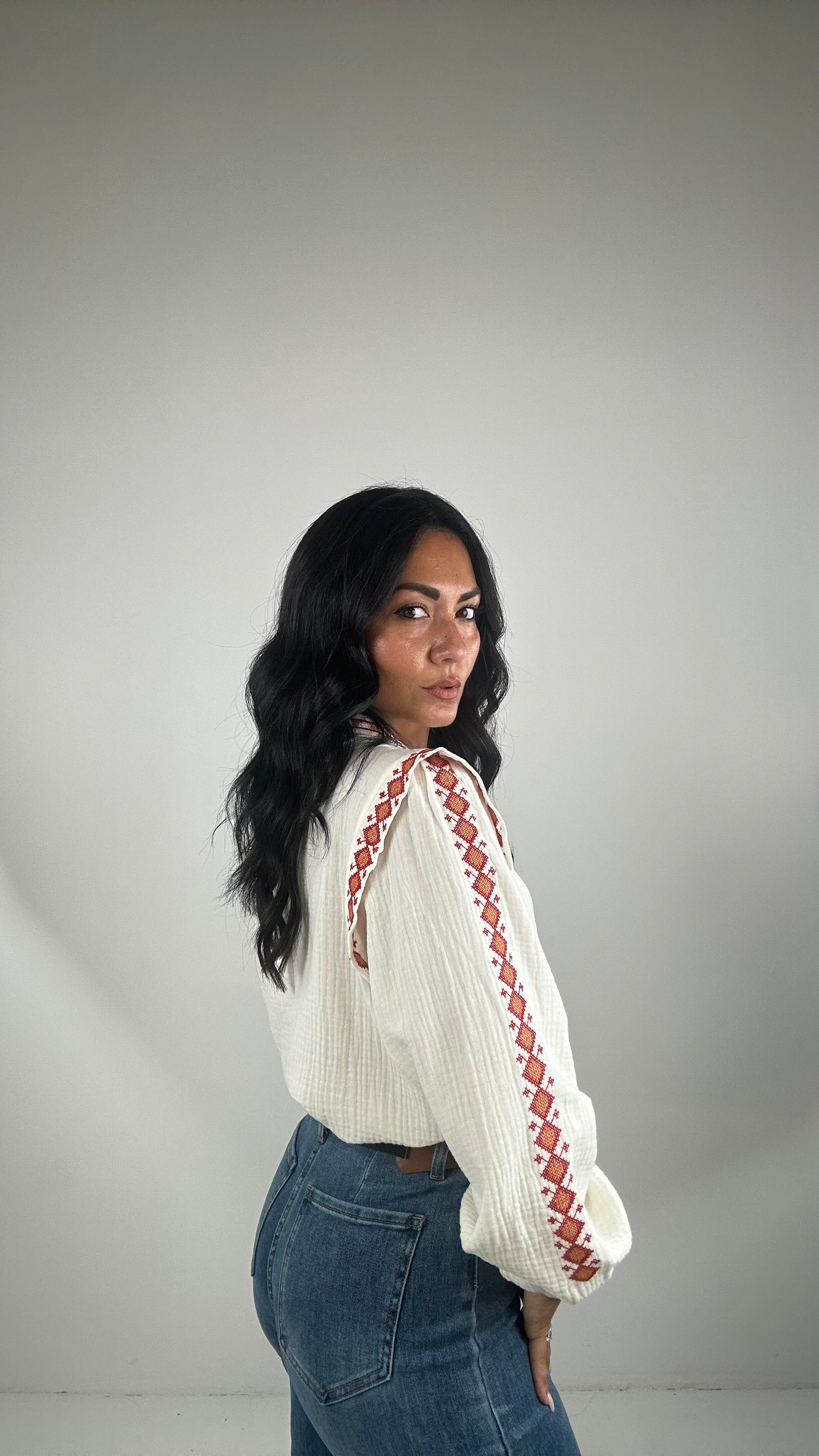 Camicia VOLANT EST - BIANCO