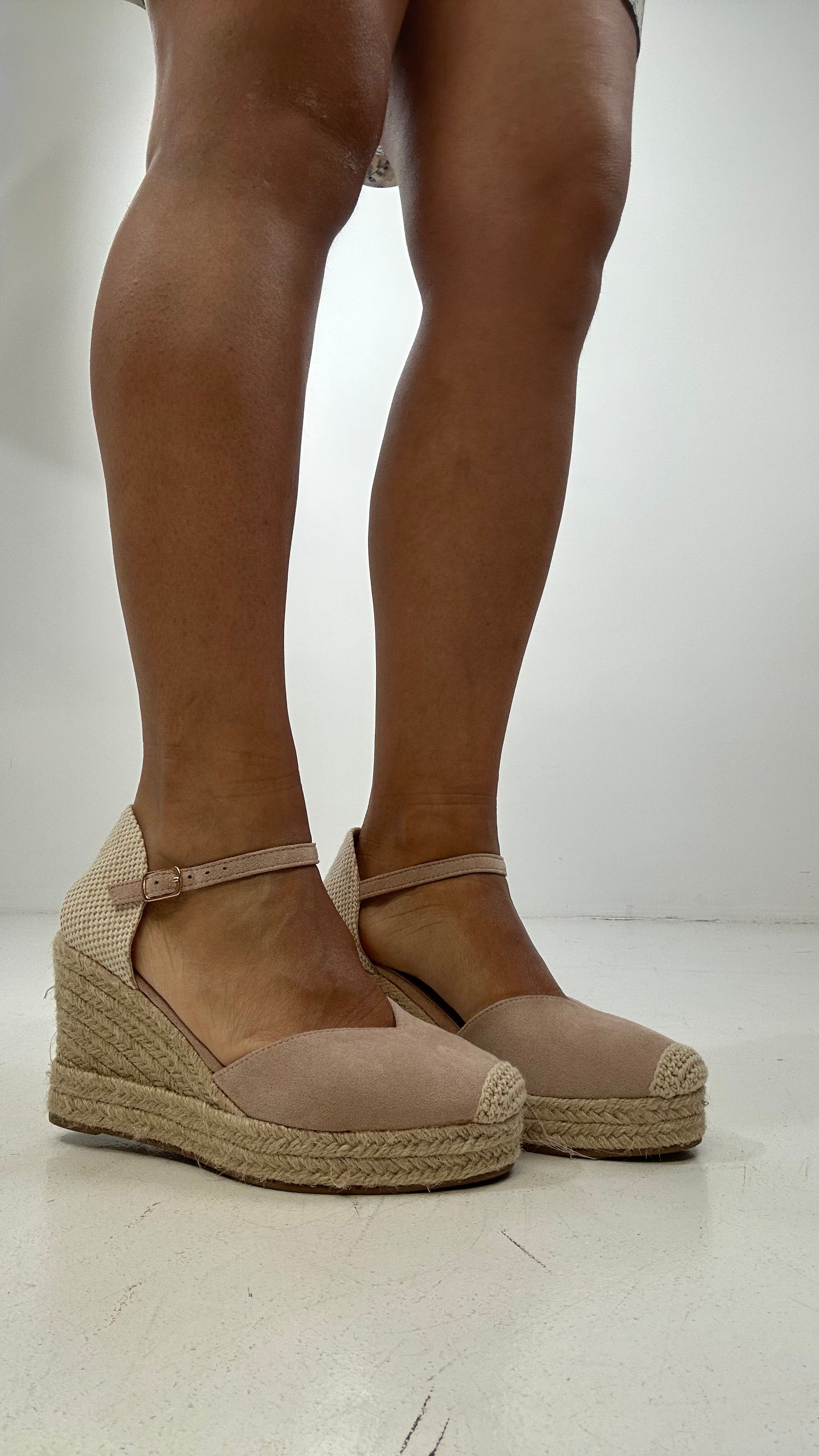 Espadrillas LAV CINTURINO - NUDE
