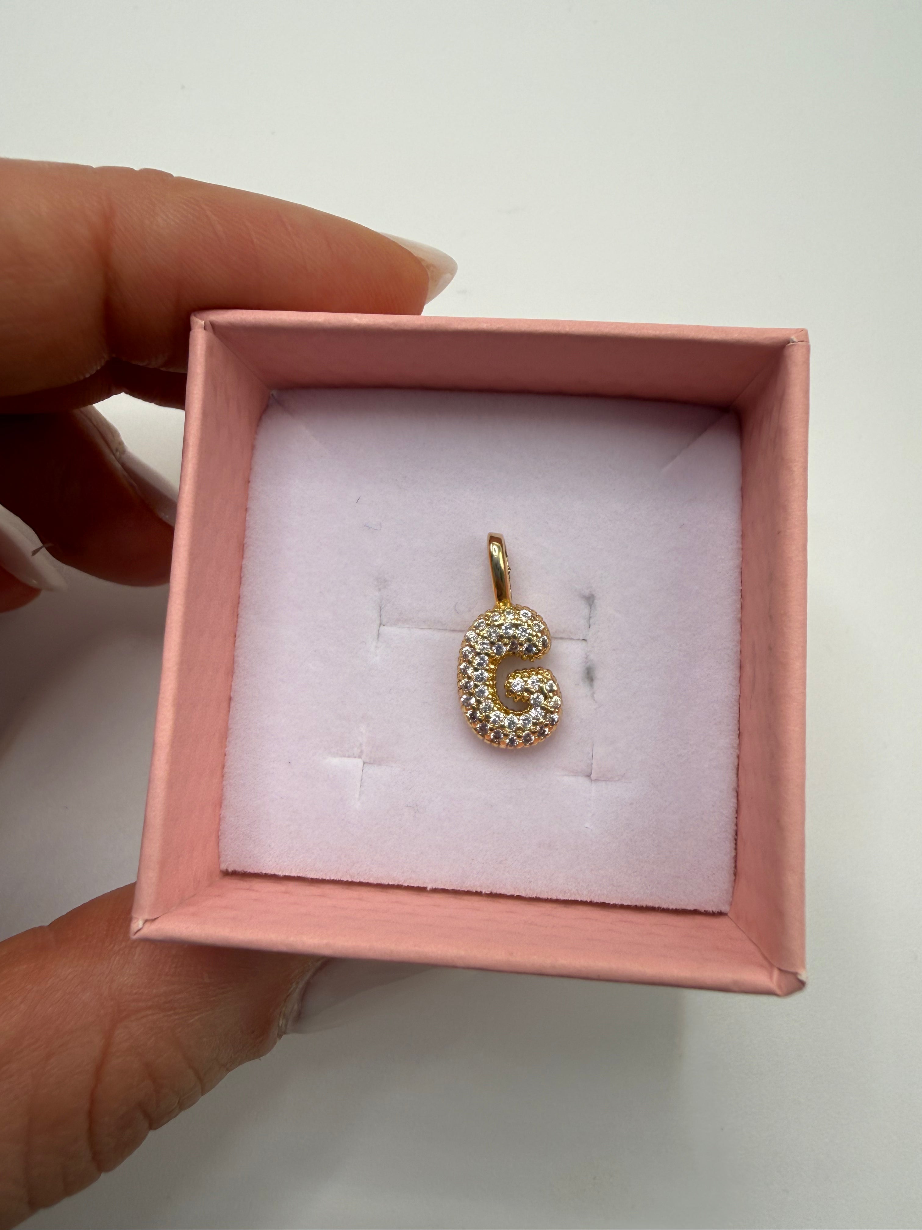 Lettera ORO SINGOLA CHARM - G