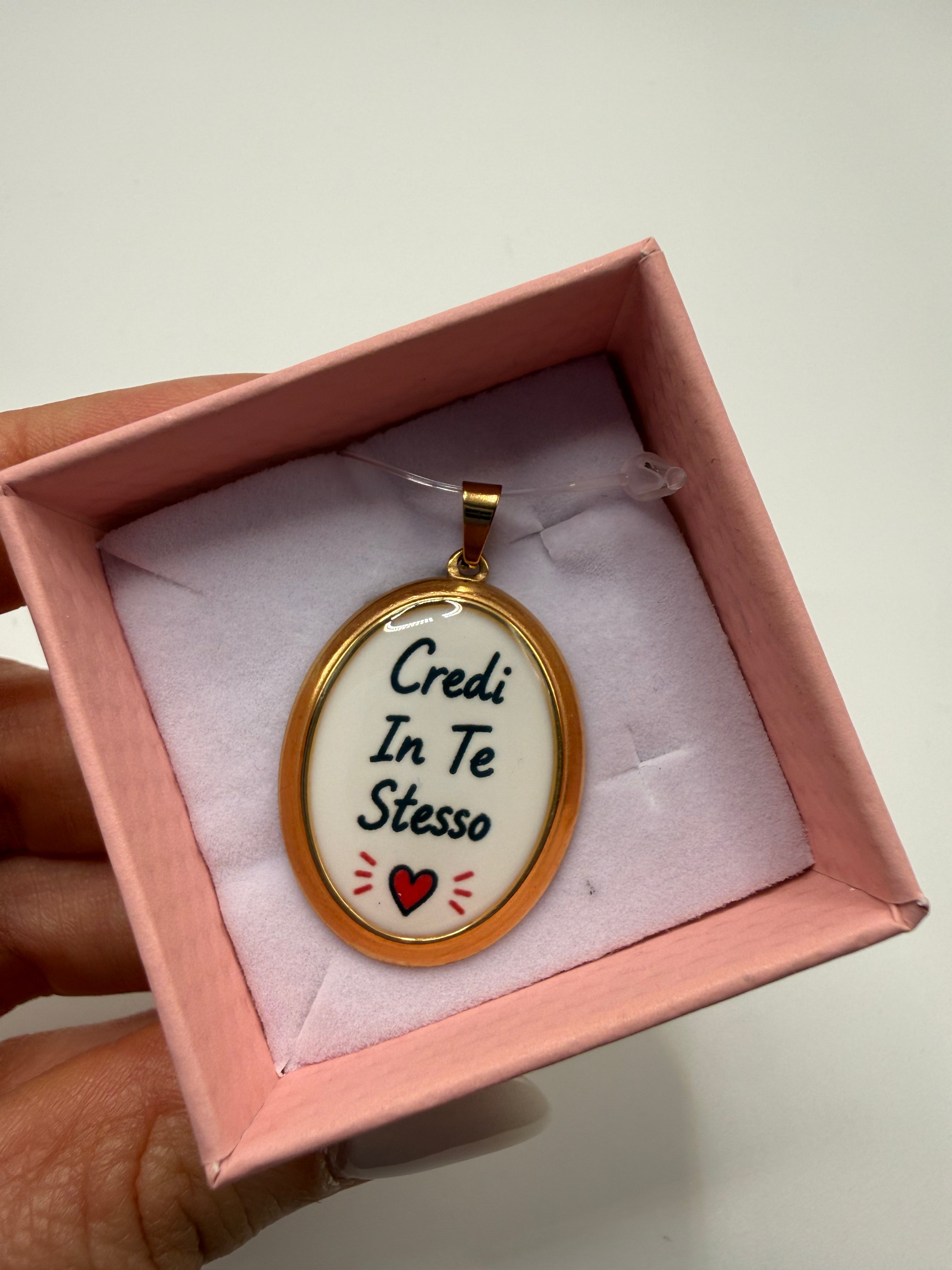 Ciondolo CREDI IN TE STESSO - ORO