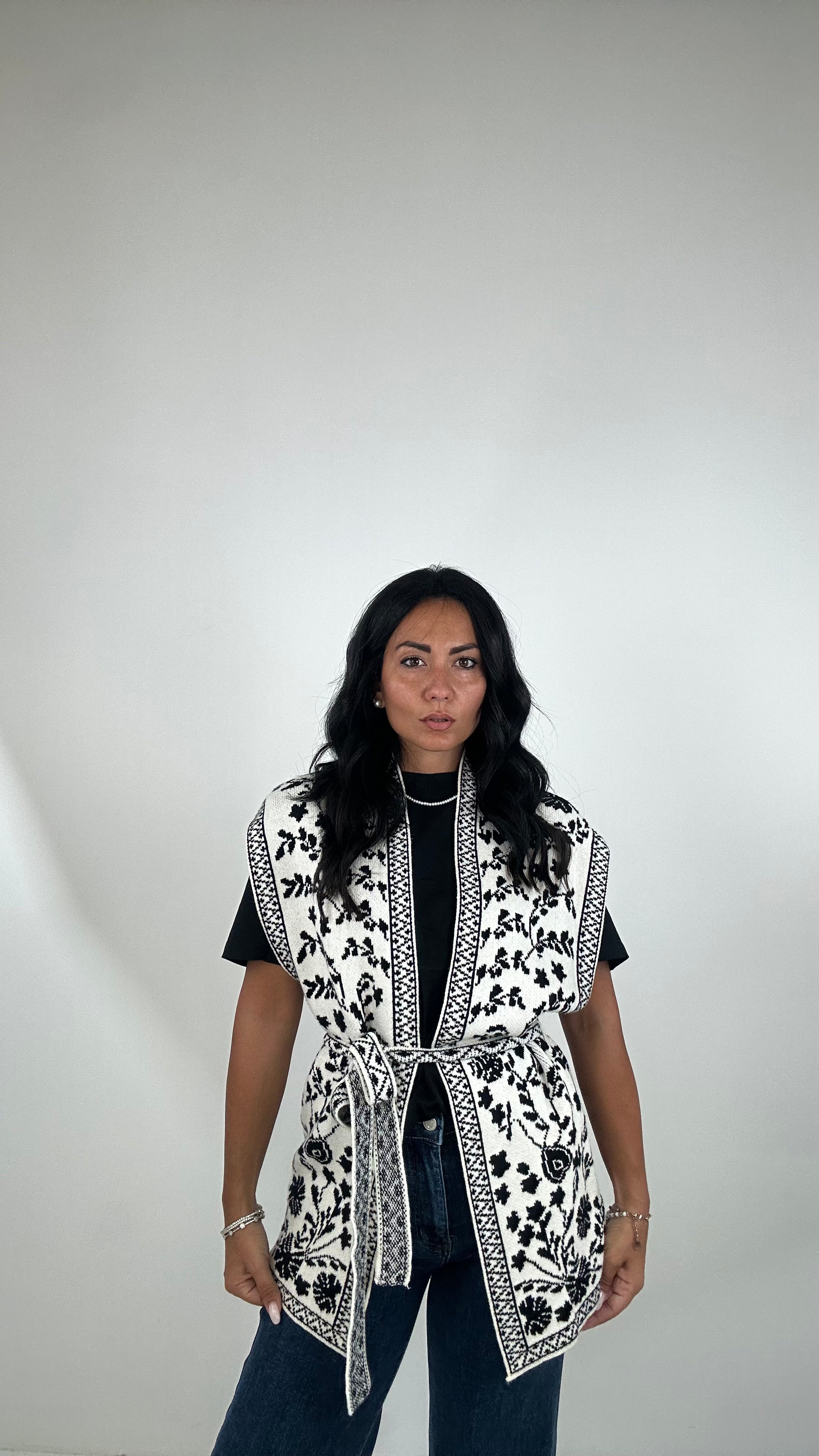 Gilet IN MAGLIA MEDISON - BIANCO