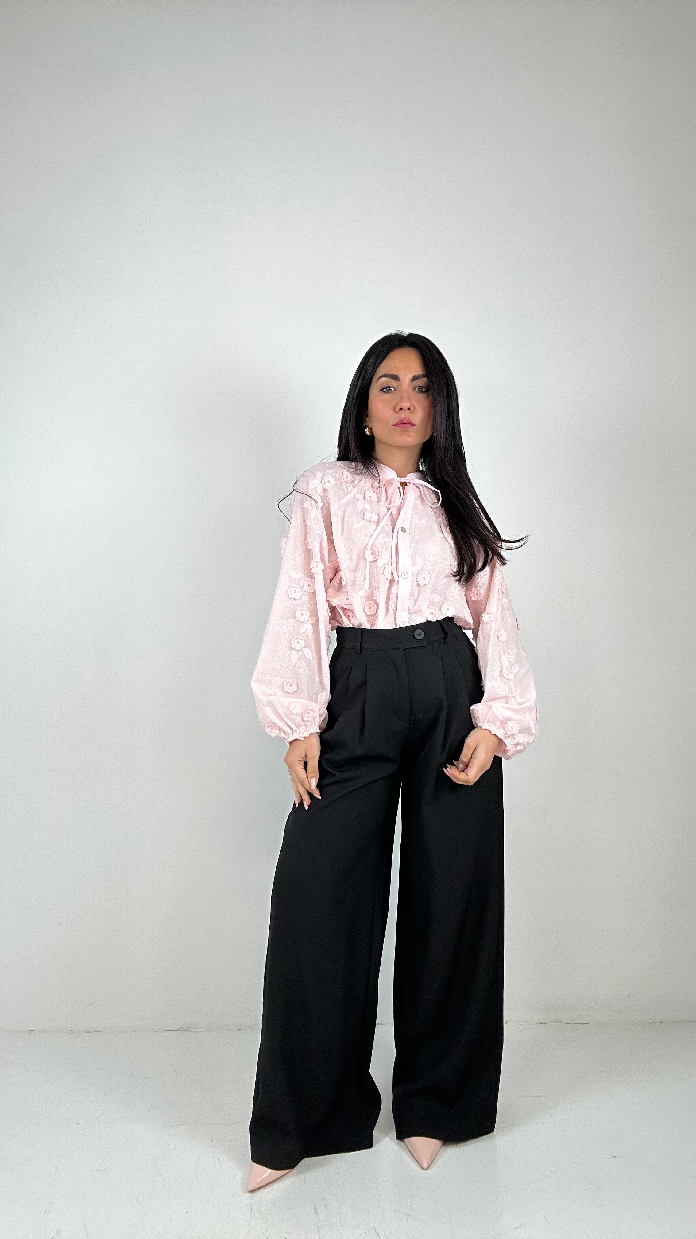 Pantalone PALAZZO HONEY - NERO
