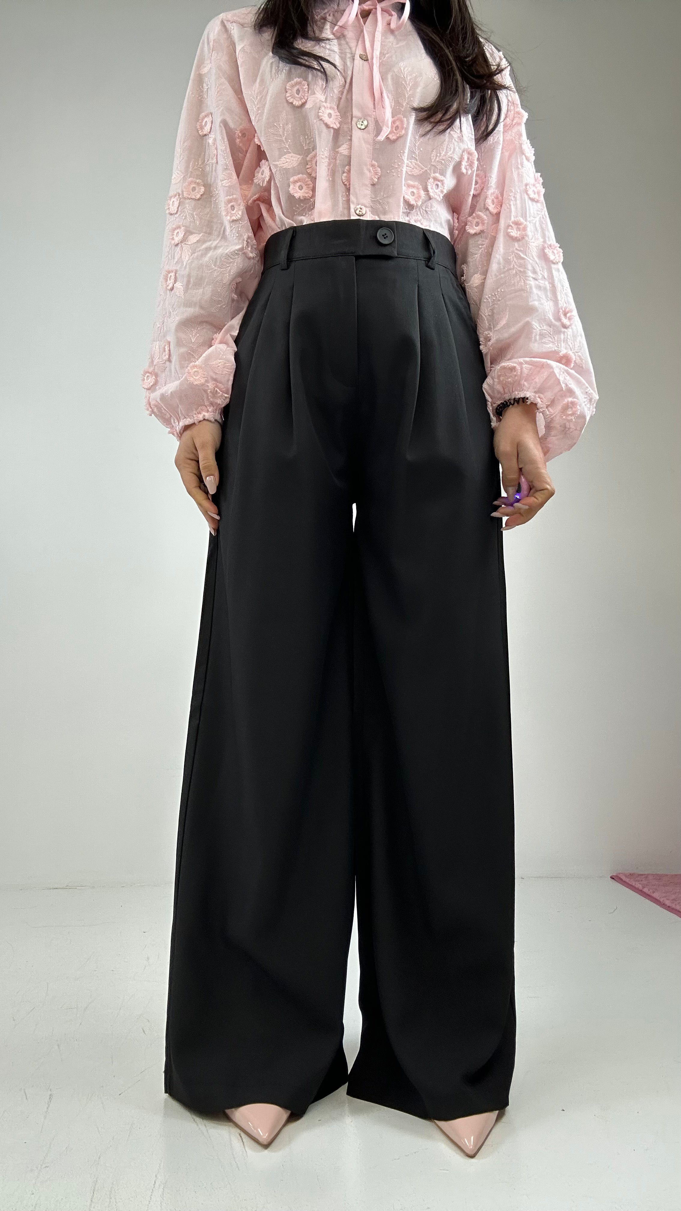 Pantalone PALAZZO HONEY - NERO