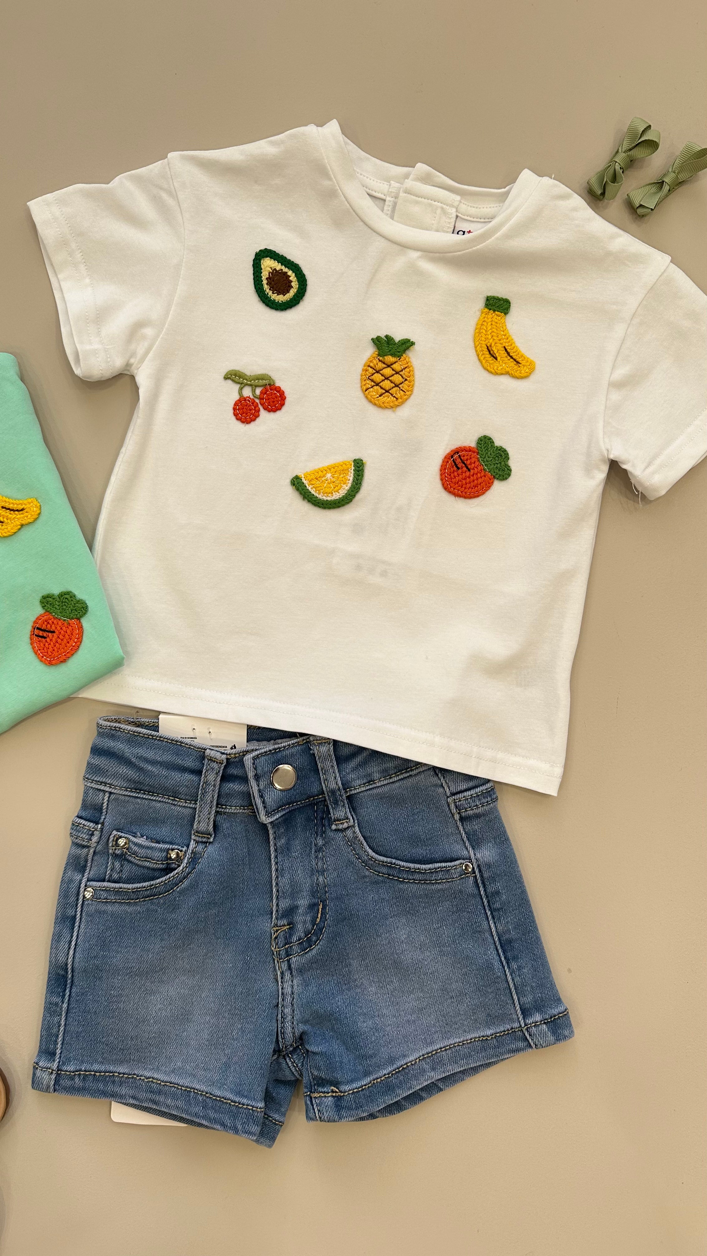 T-shirt FRUIT 6-36M - BIANCO
