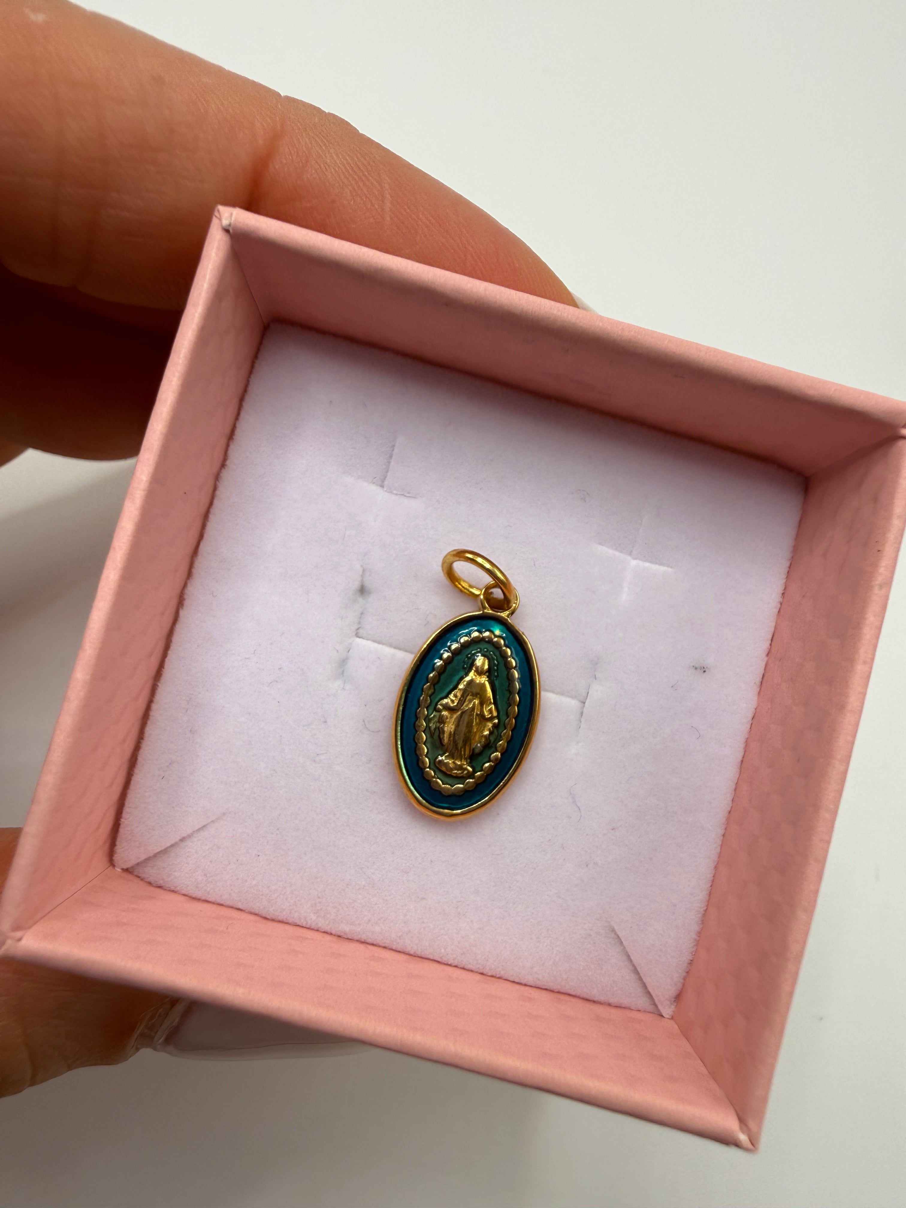 Charm FORTUNA COLLANA - VERDE PETROLIO