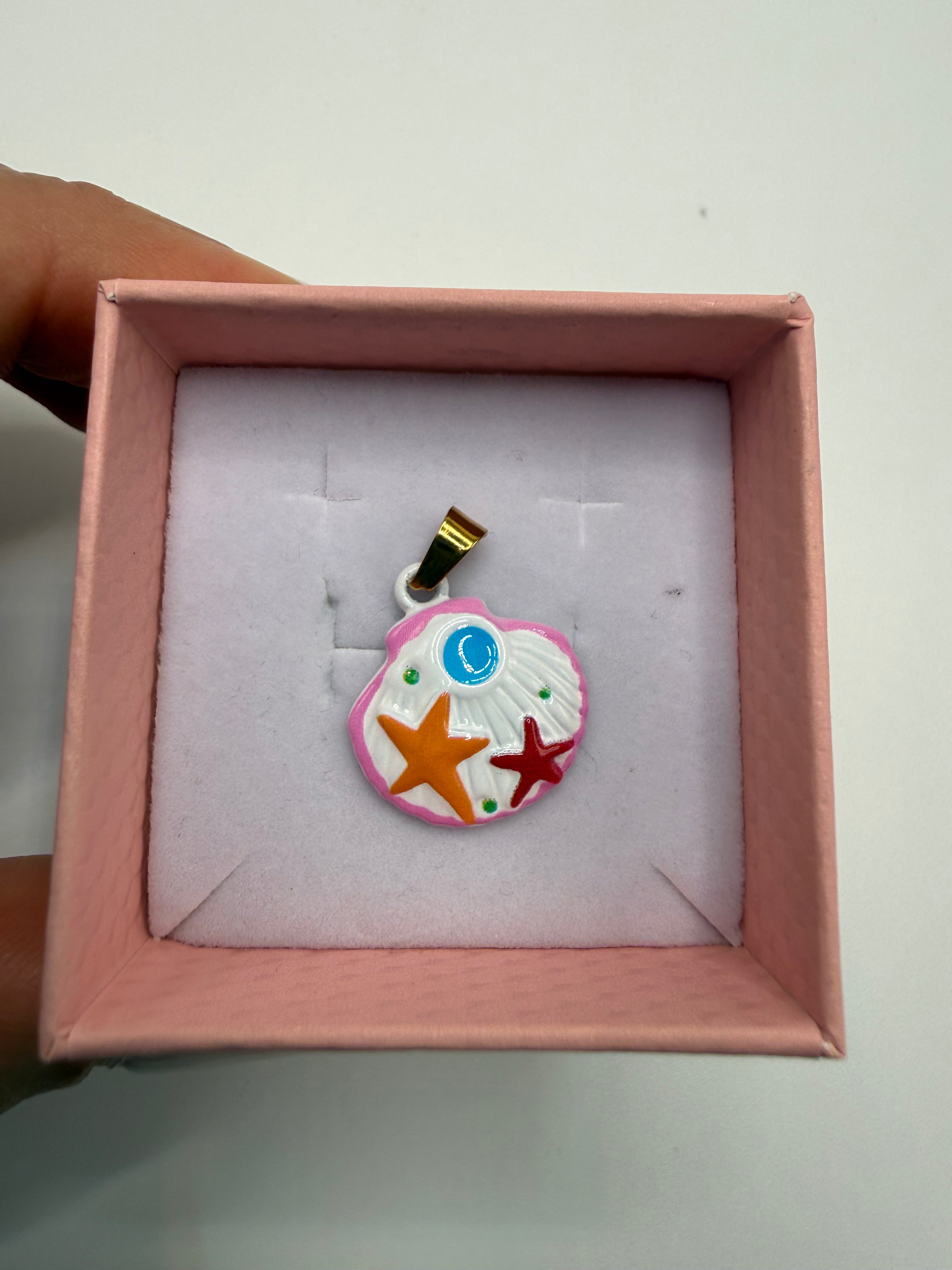 Charm VIBES COLLANA - ROSA