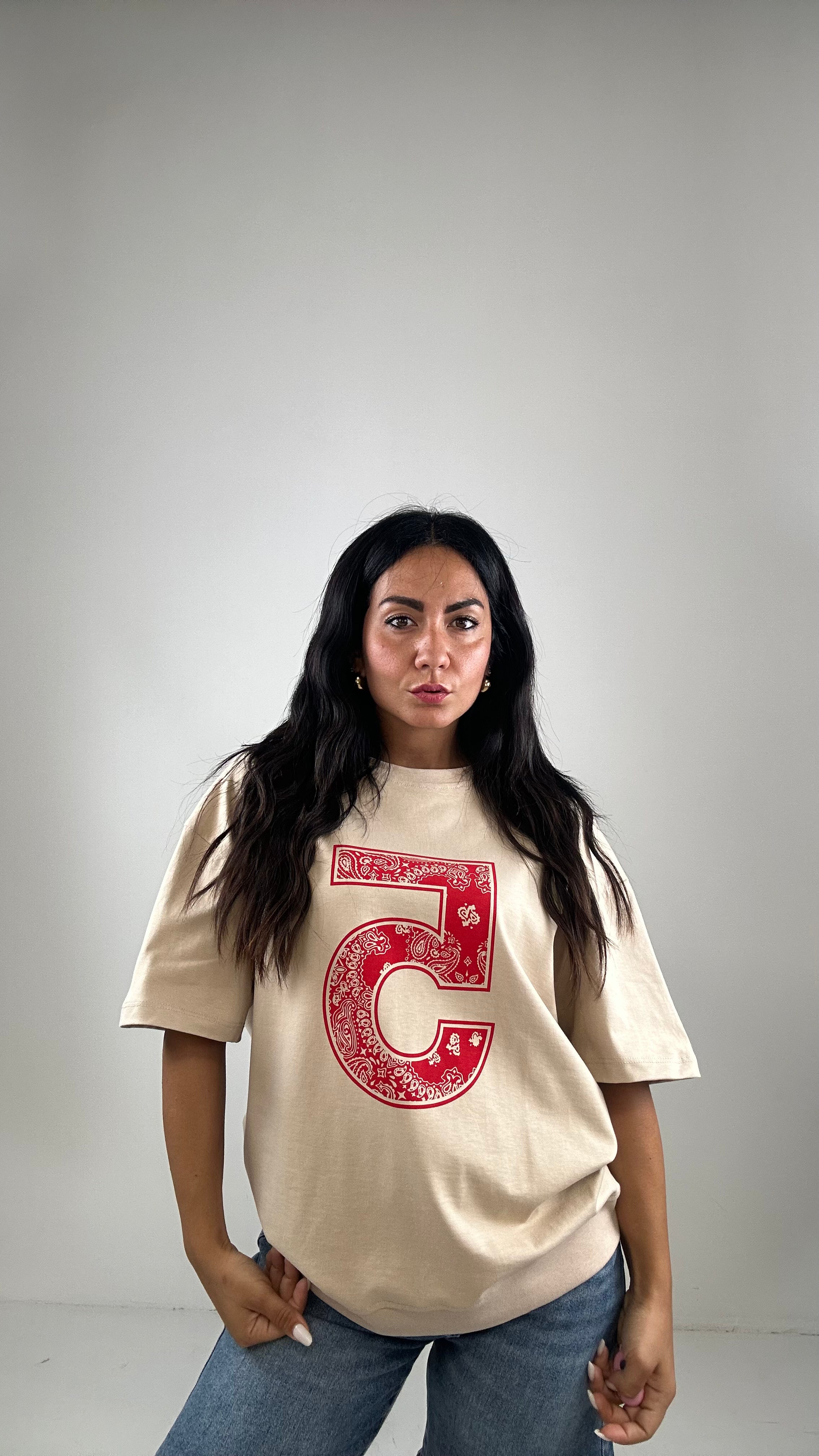 T-shirt LUMINA FIVE - BEIGE