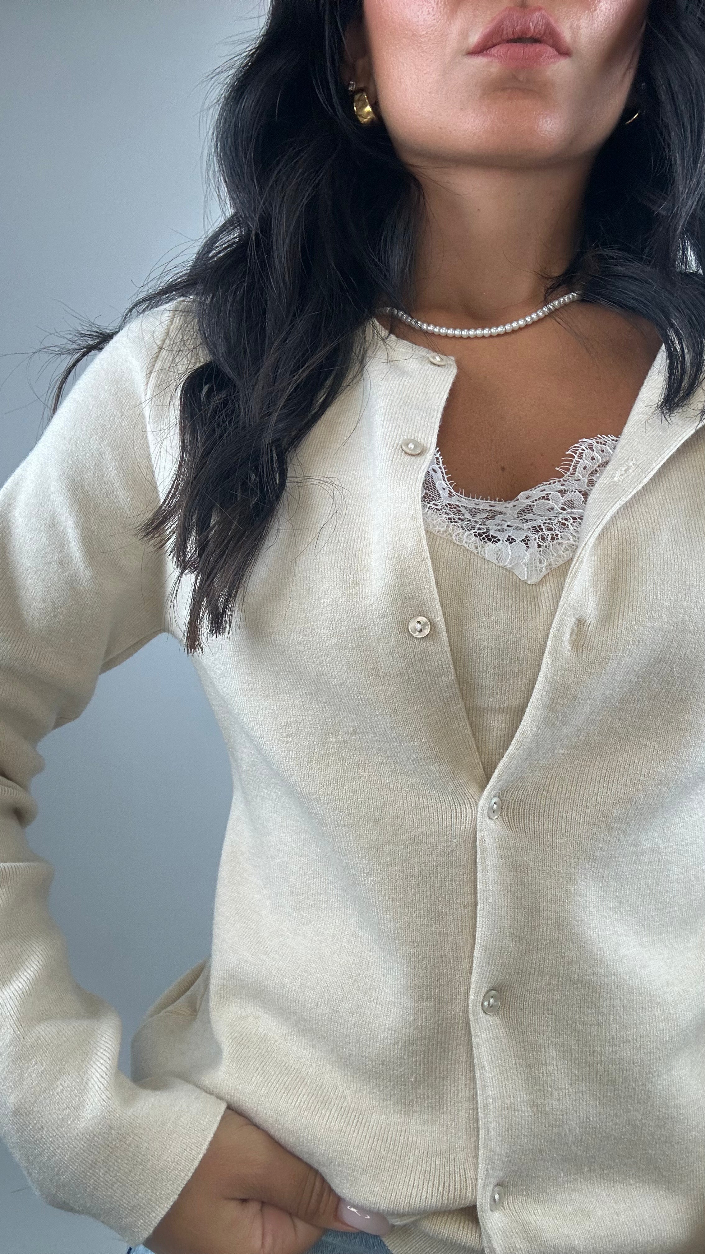 Finto TWINSET - BEIGE