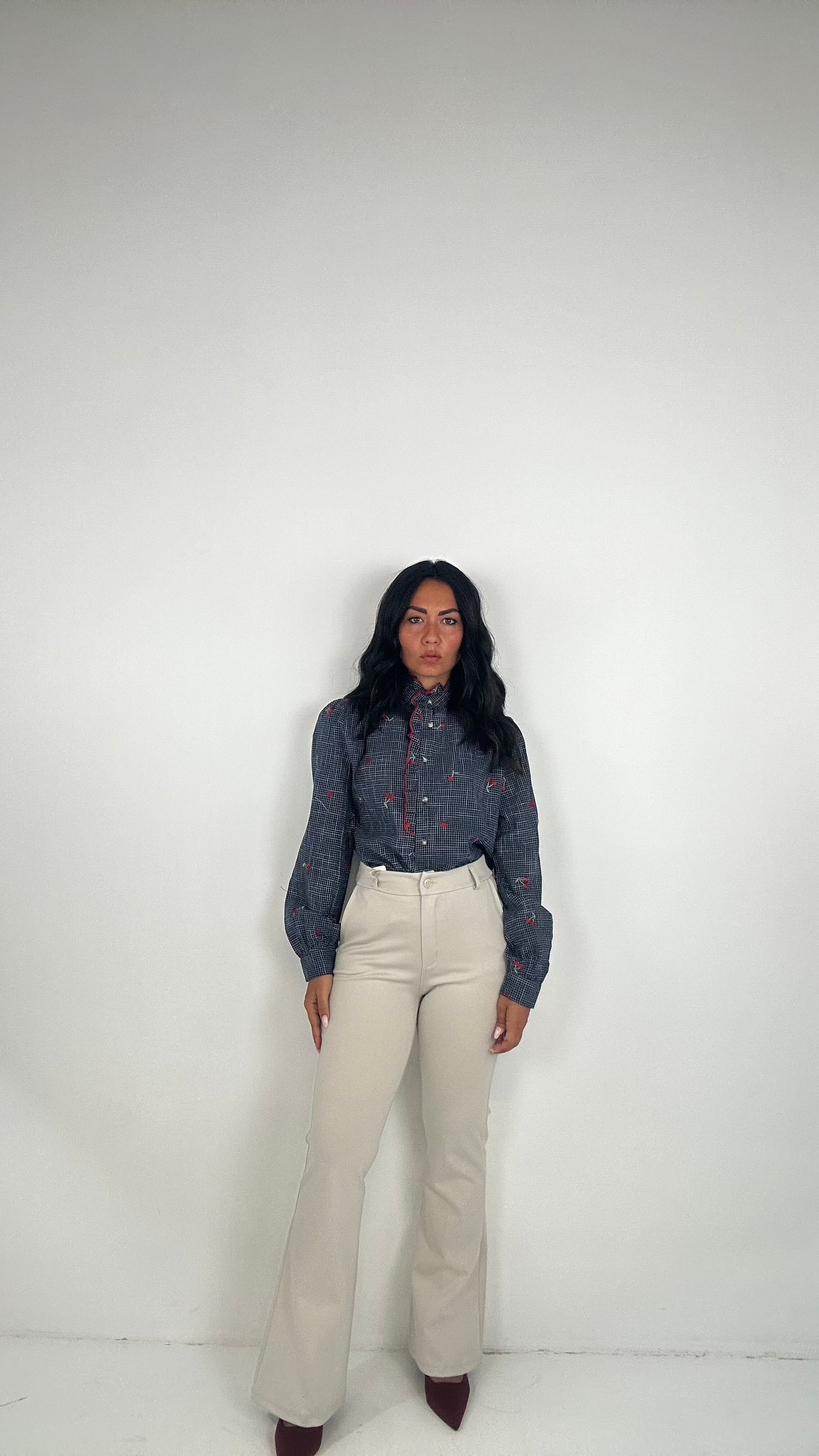 Pantalone ZAMPA PUNTO MILANO - CREMA