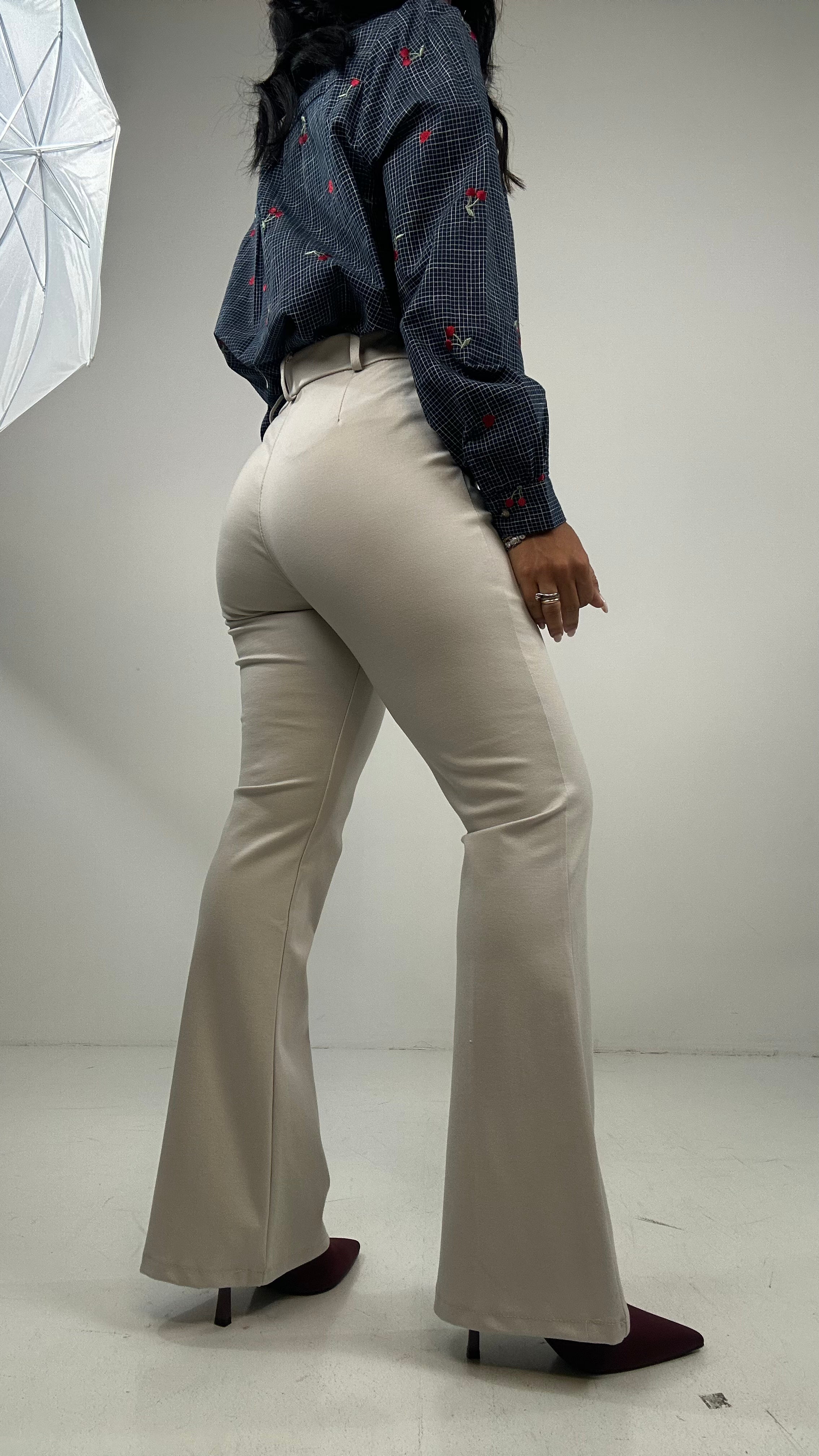Pantalone ZAMPA PUNTO MILANO - CREMA