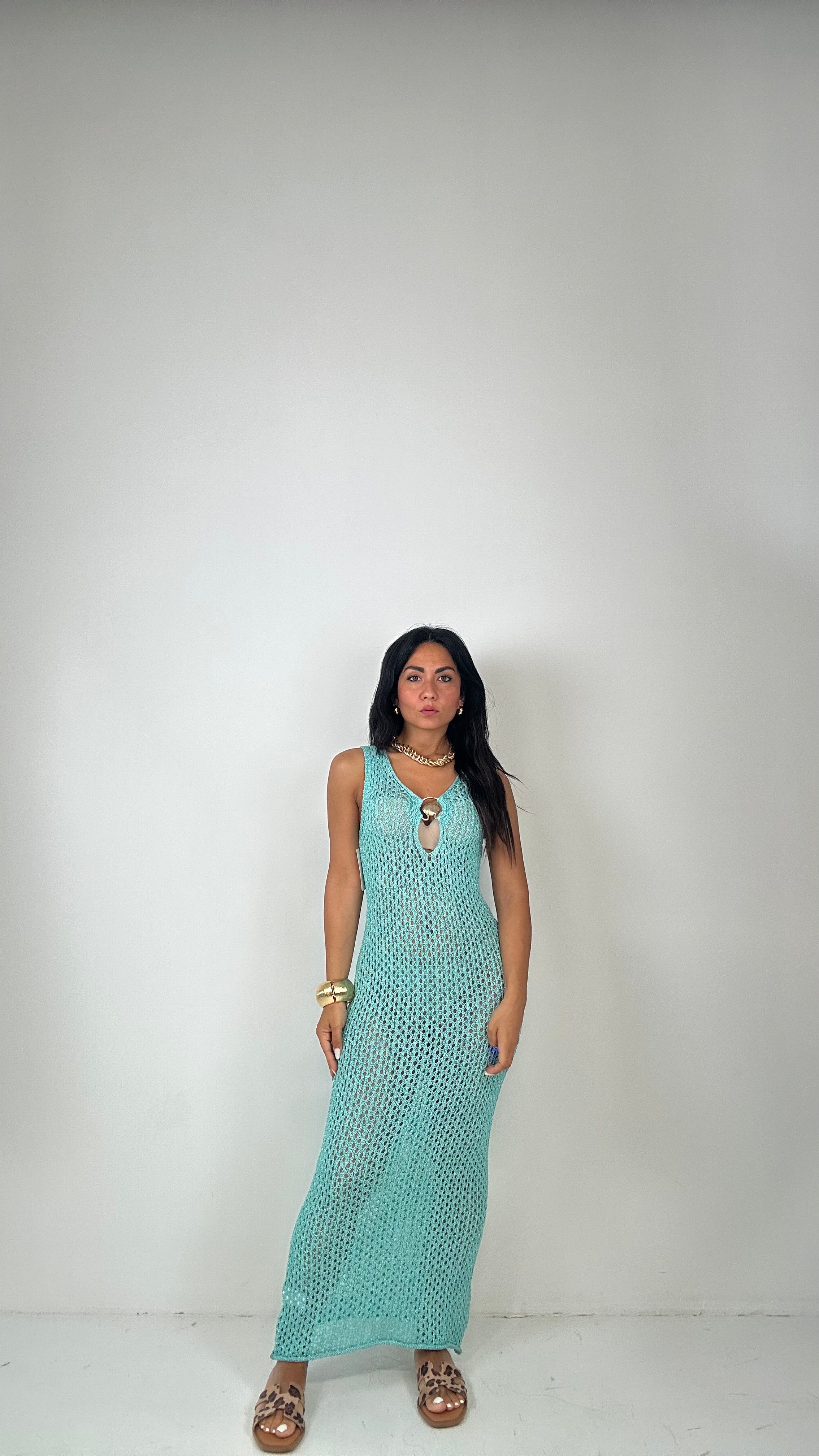 Vestito TRAFORATO CONCHIGLIA - TIFFANY