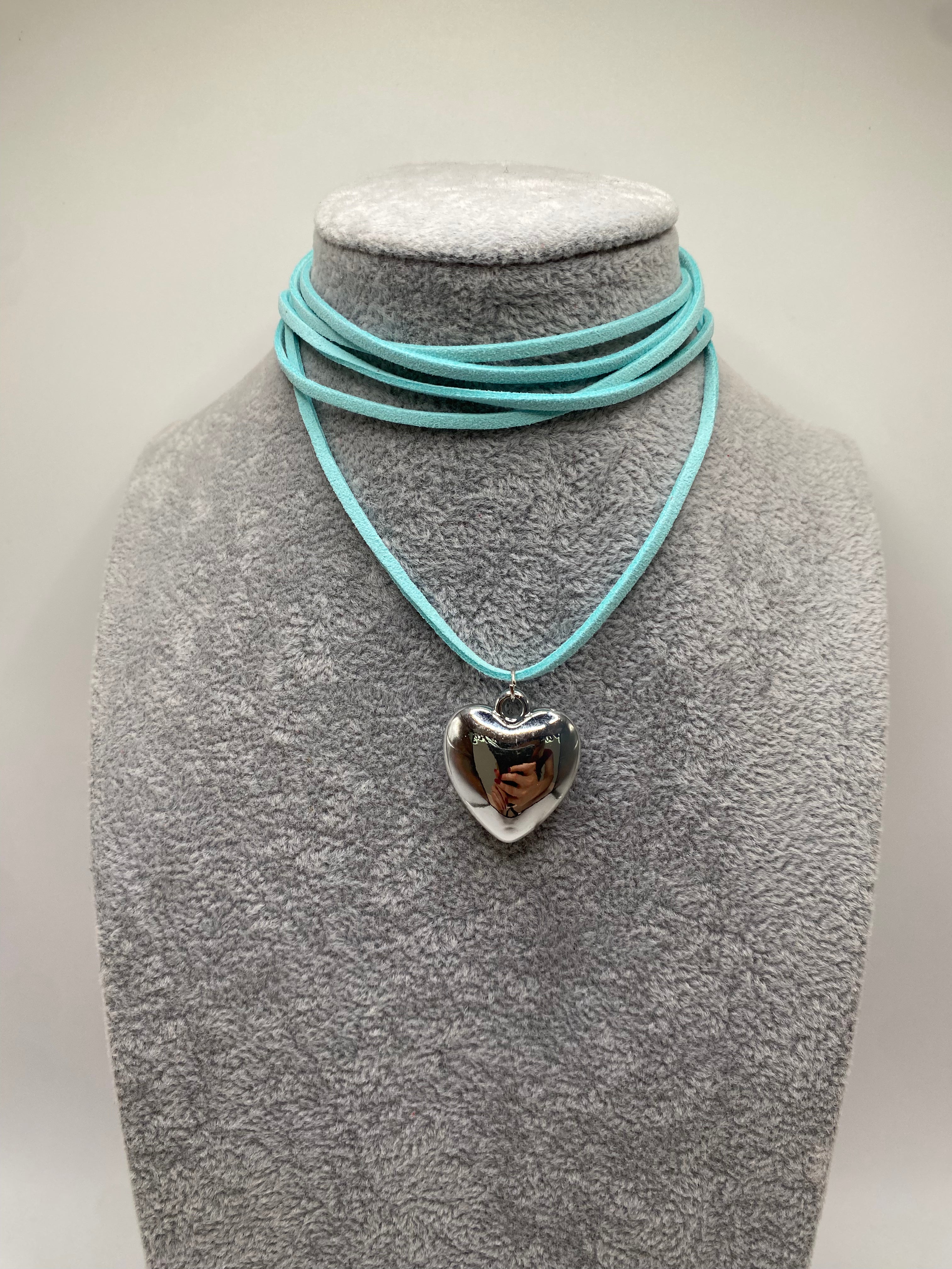 Collana MI CORAZON - CELESTE