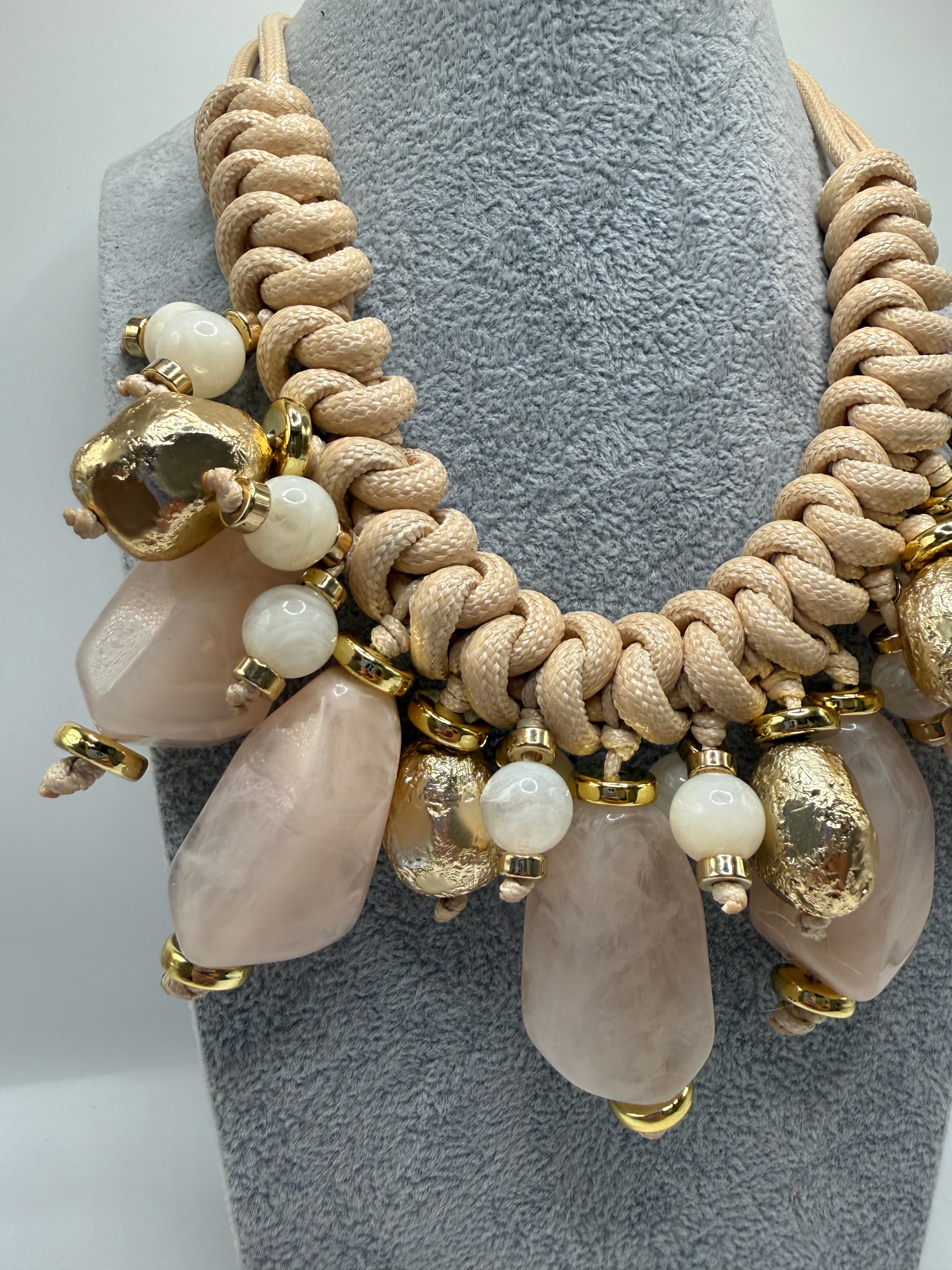 Collana PIETRE IMPORTANTE - BEIGE
