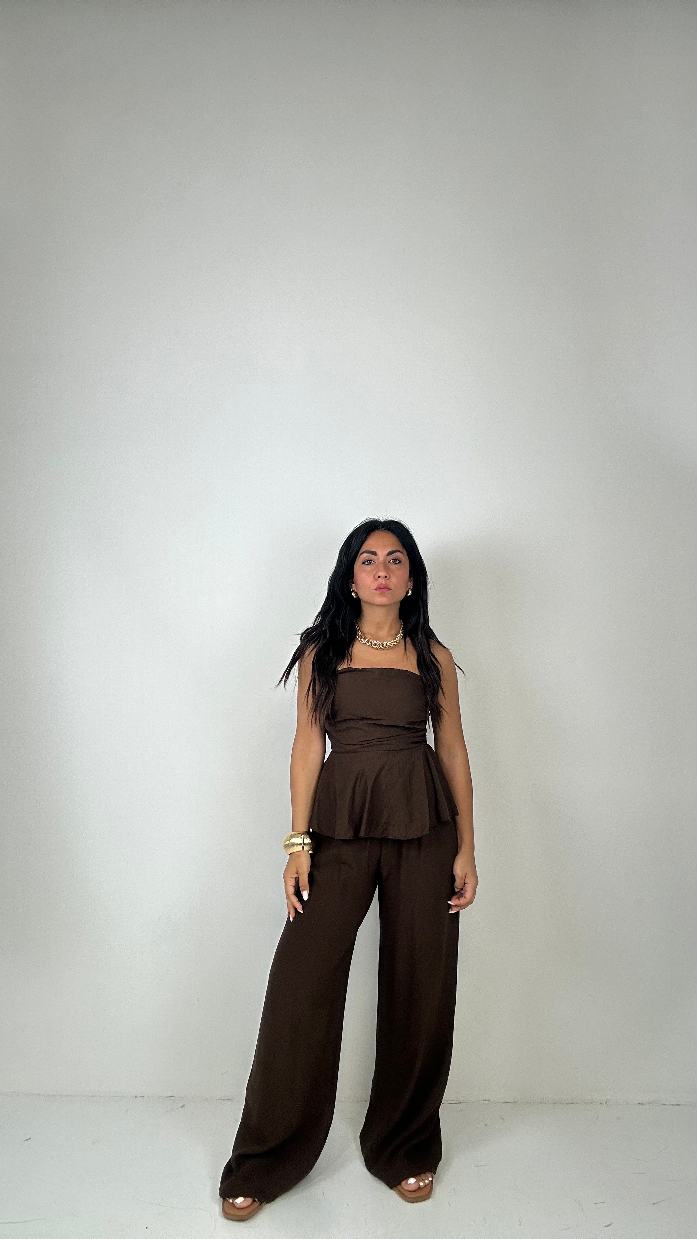 Coordinato FASCIA EFF.LINO - marrone