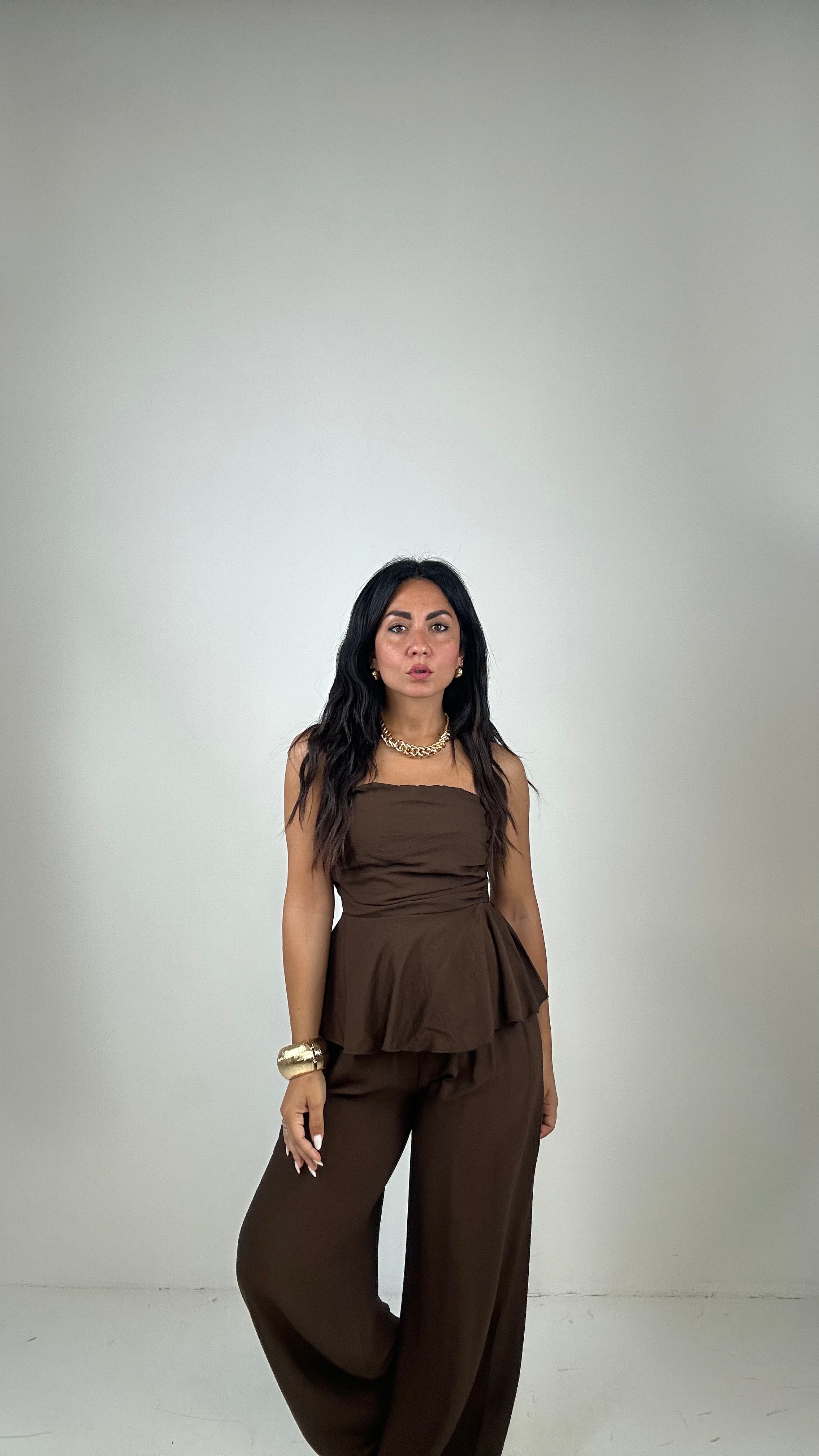 Coordinato FASCIA EFF.LINO - marrone