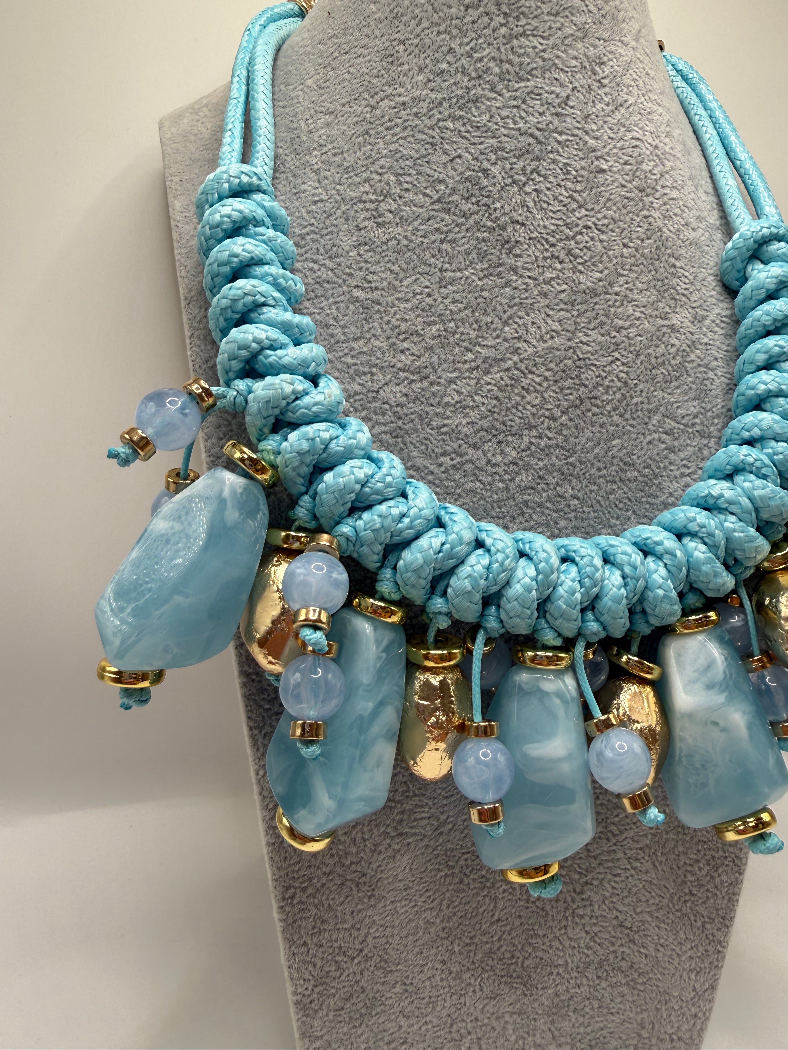 Collana PIETRE IMPORTANTE - CELESTE