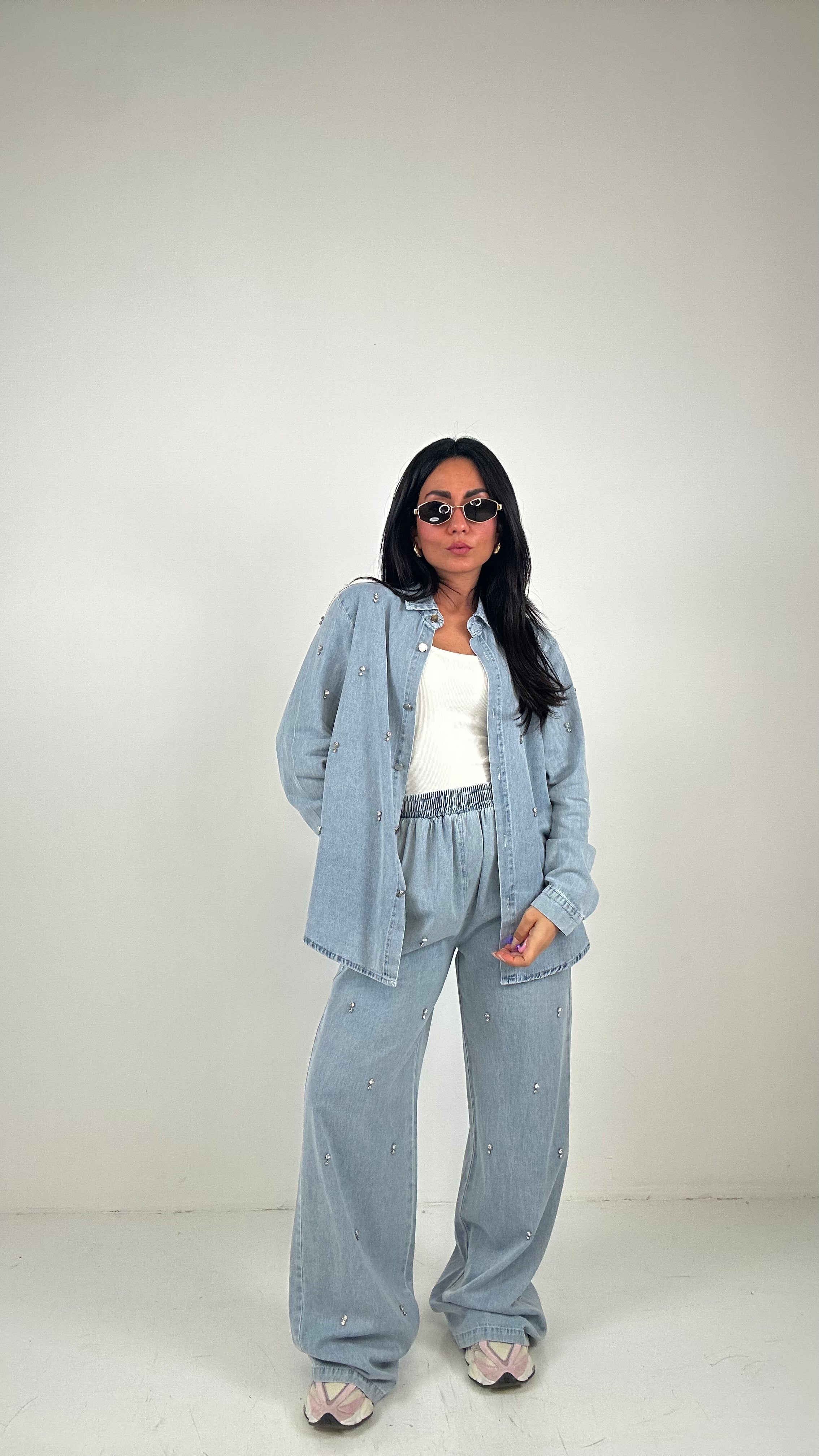 Coordinato BRILL - JEANS CHIARO