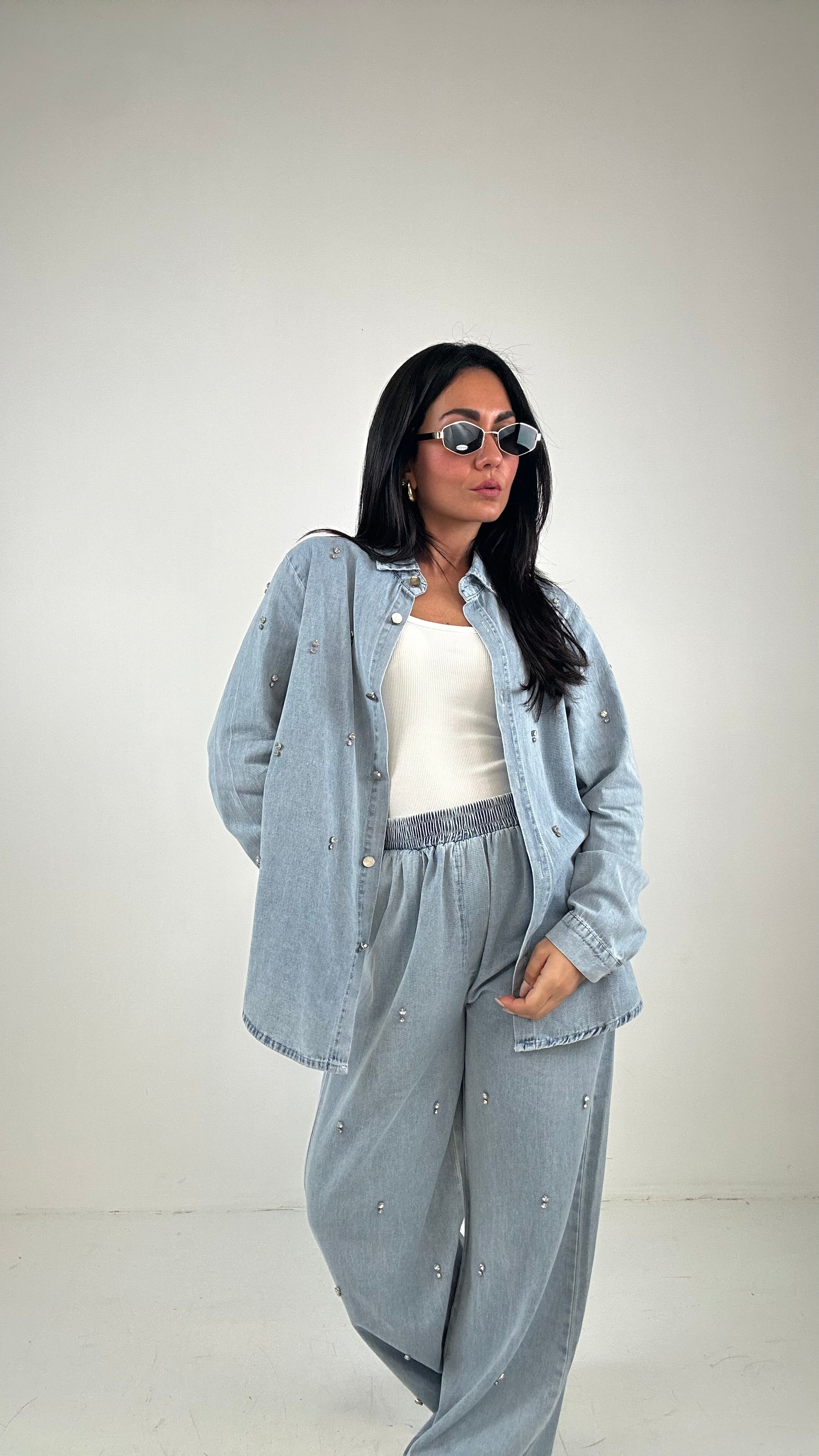 Coordinato BRILL - JEANS CHIARO
