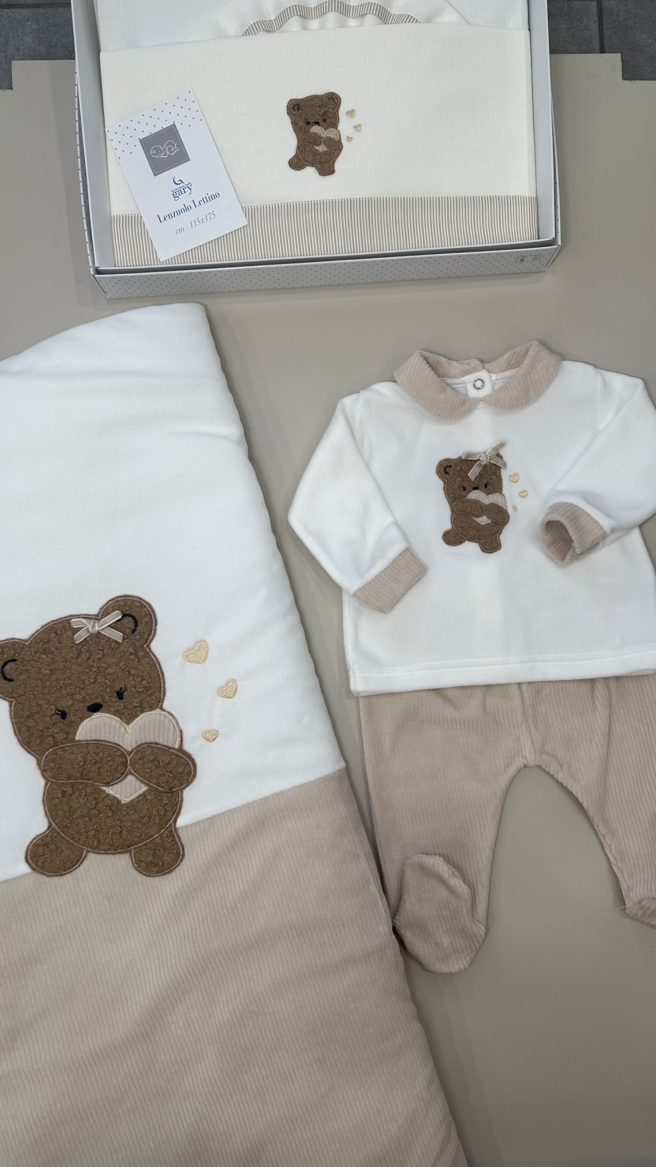 Clinico IN CINIGLIA ORSO CUORE - BEIGE