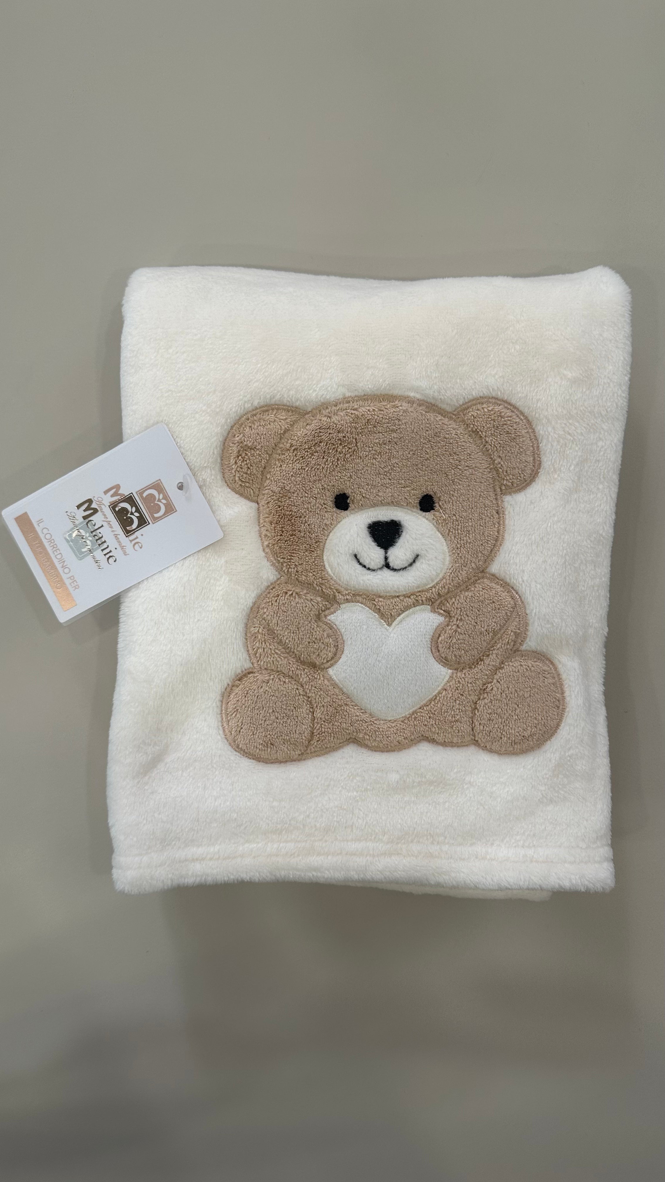 Copertina SOFT ORSO 75X95 - PANNA