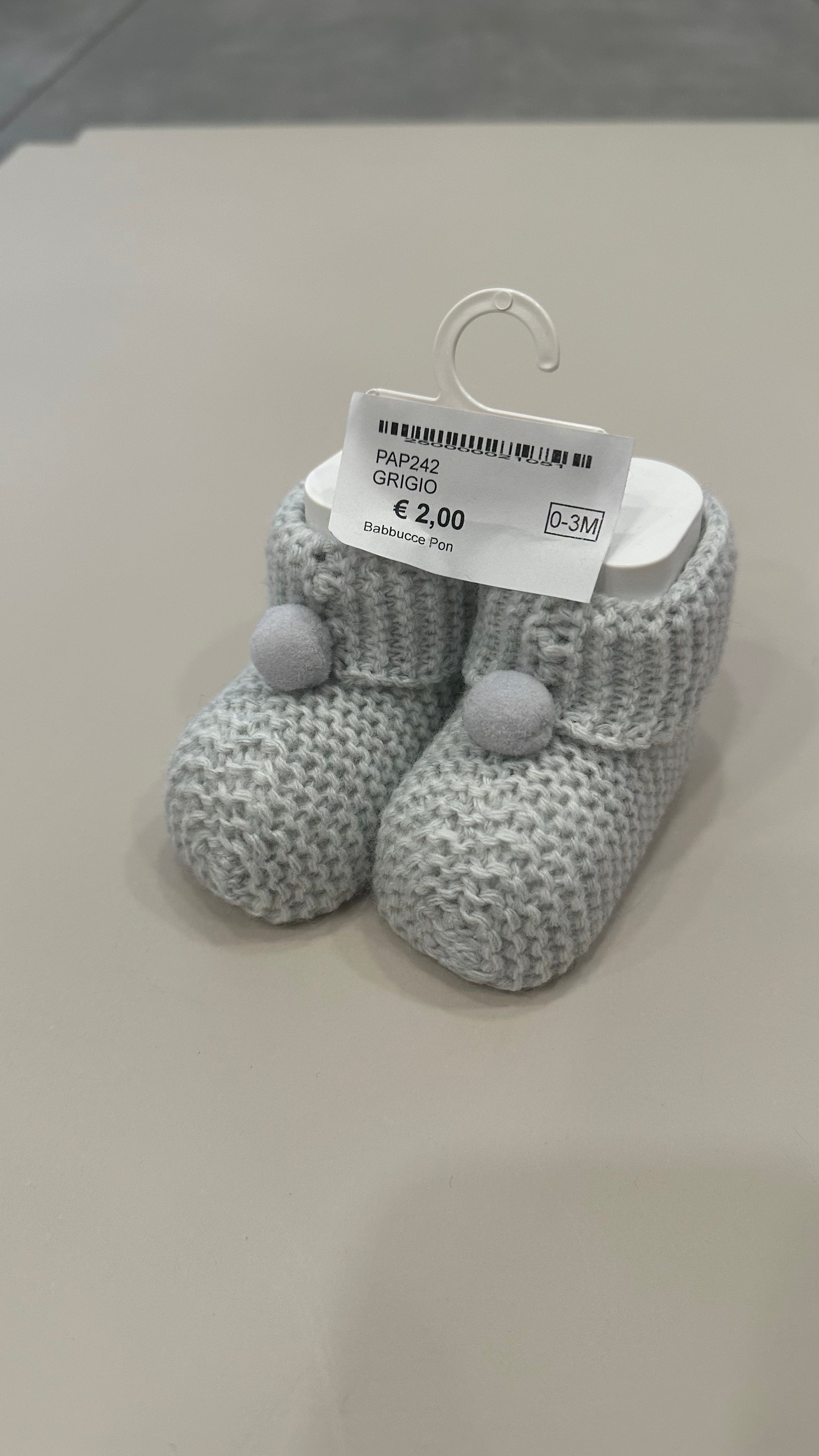 Babbucce Pon - GRIGIO
