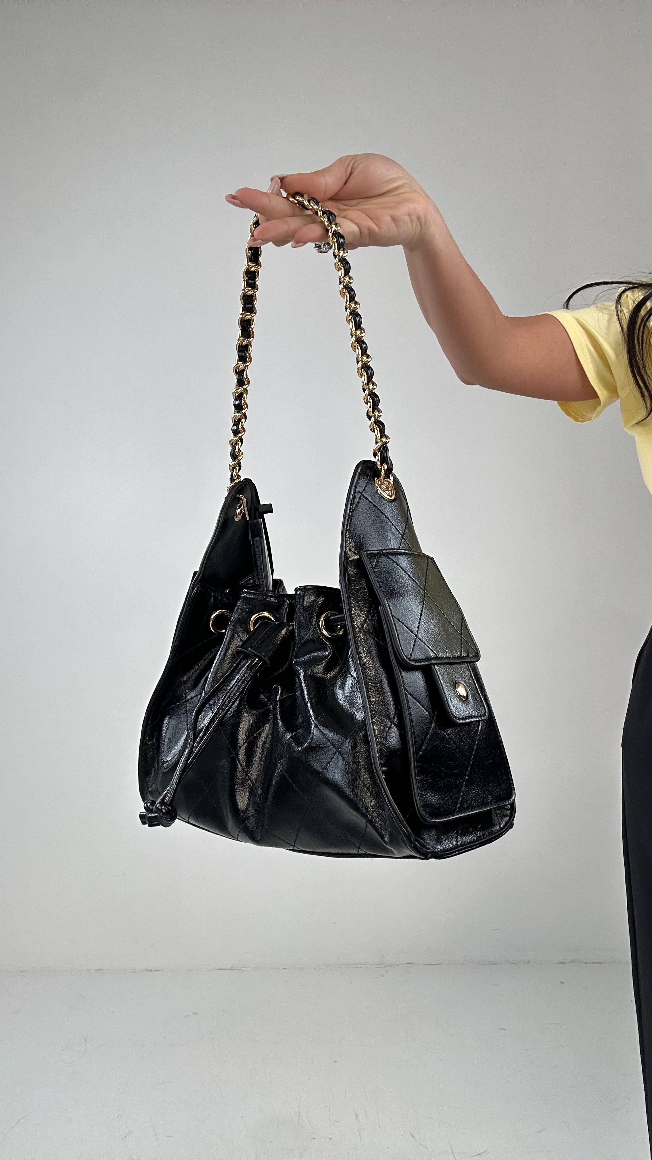Borsa TRAPUNTATA - NERO