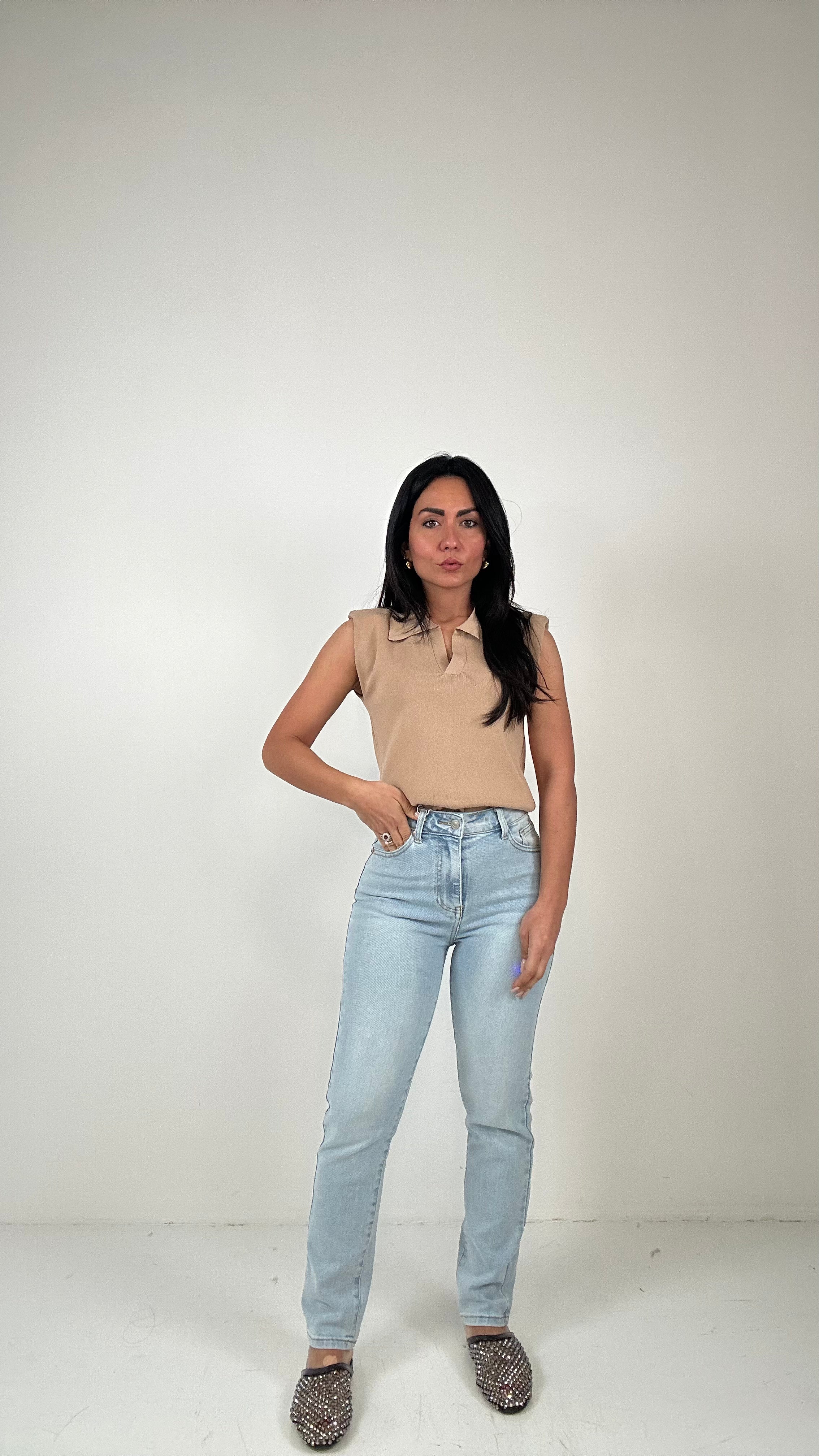 Jeans MOM-FIT CHIARO - JEANS