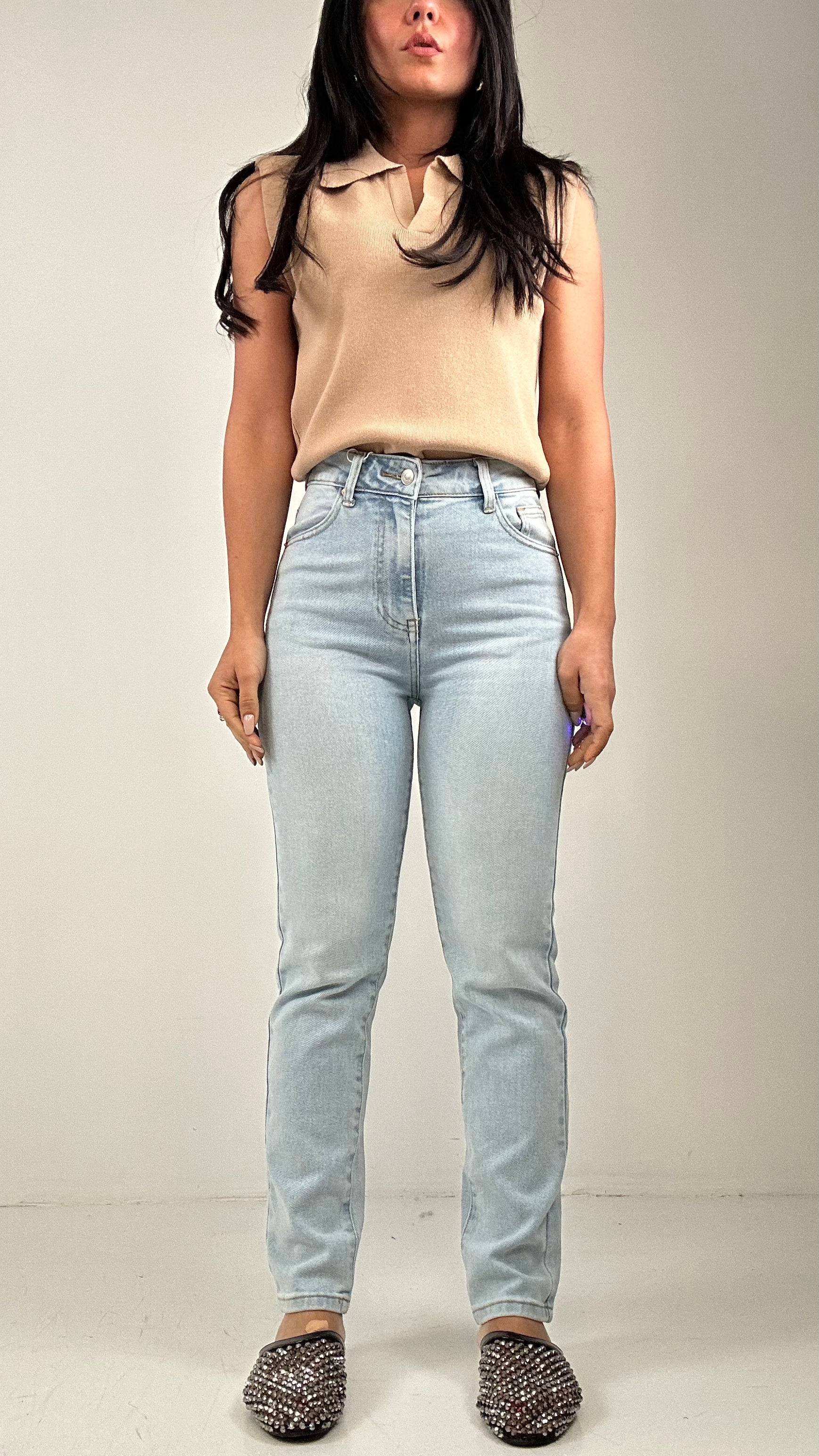 Jeans MOM-FIT CHIARO - JEANS