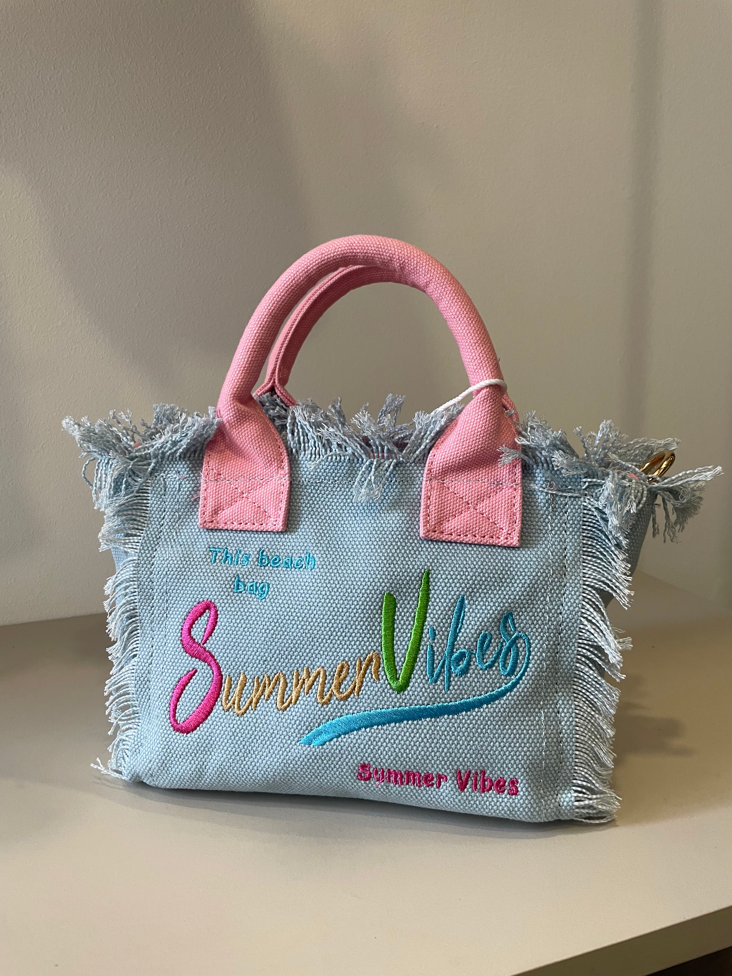 Borsa SUMMER VIBES GRANDE - AZZURRO