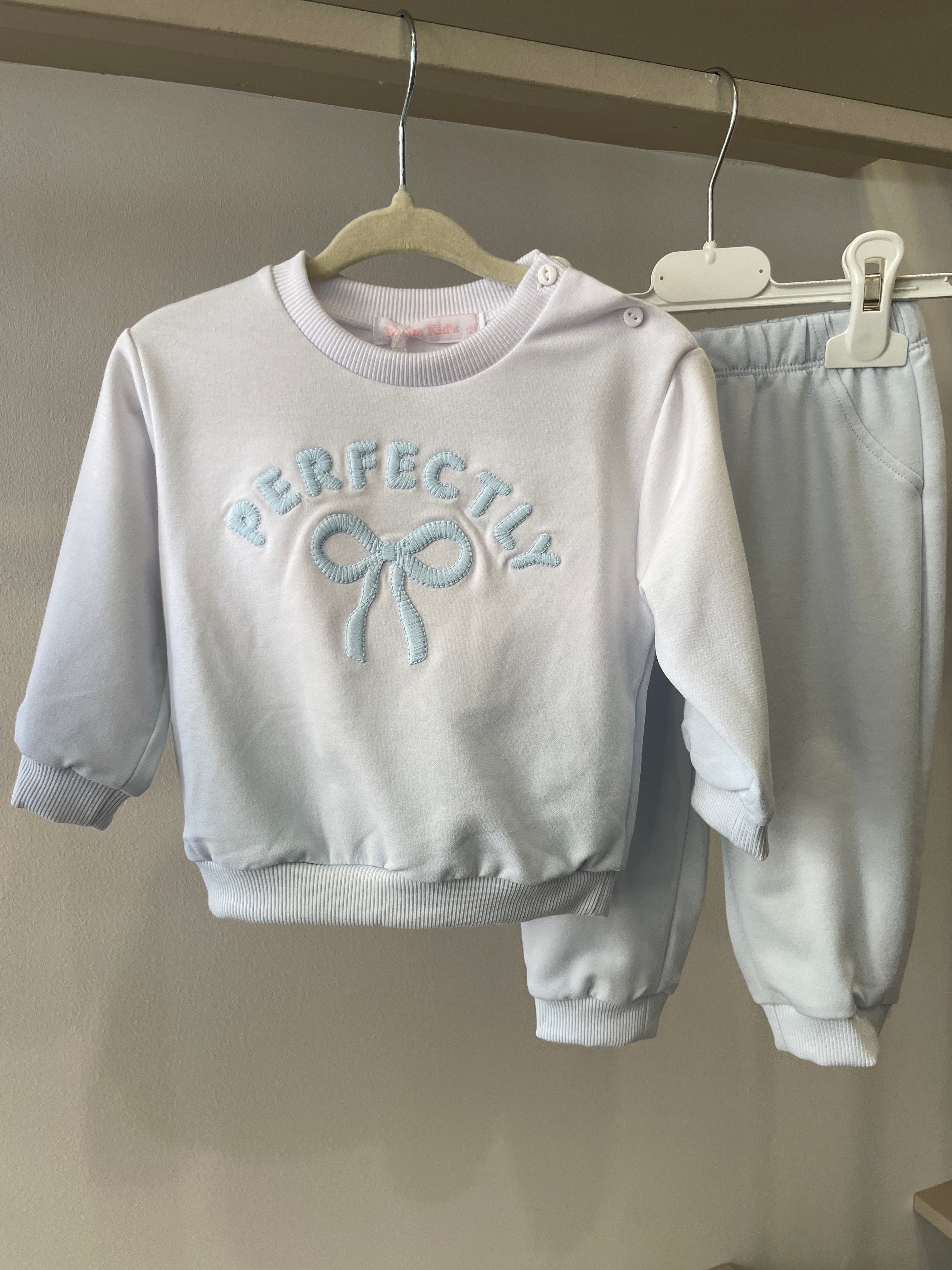 Tuta PERFECTLY 12-36M - CELESTE POLVERE