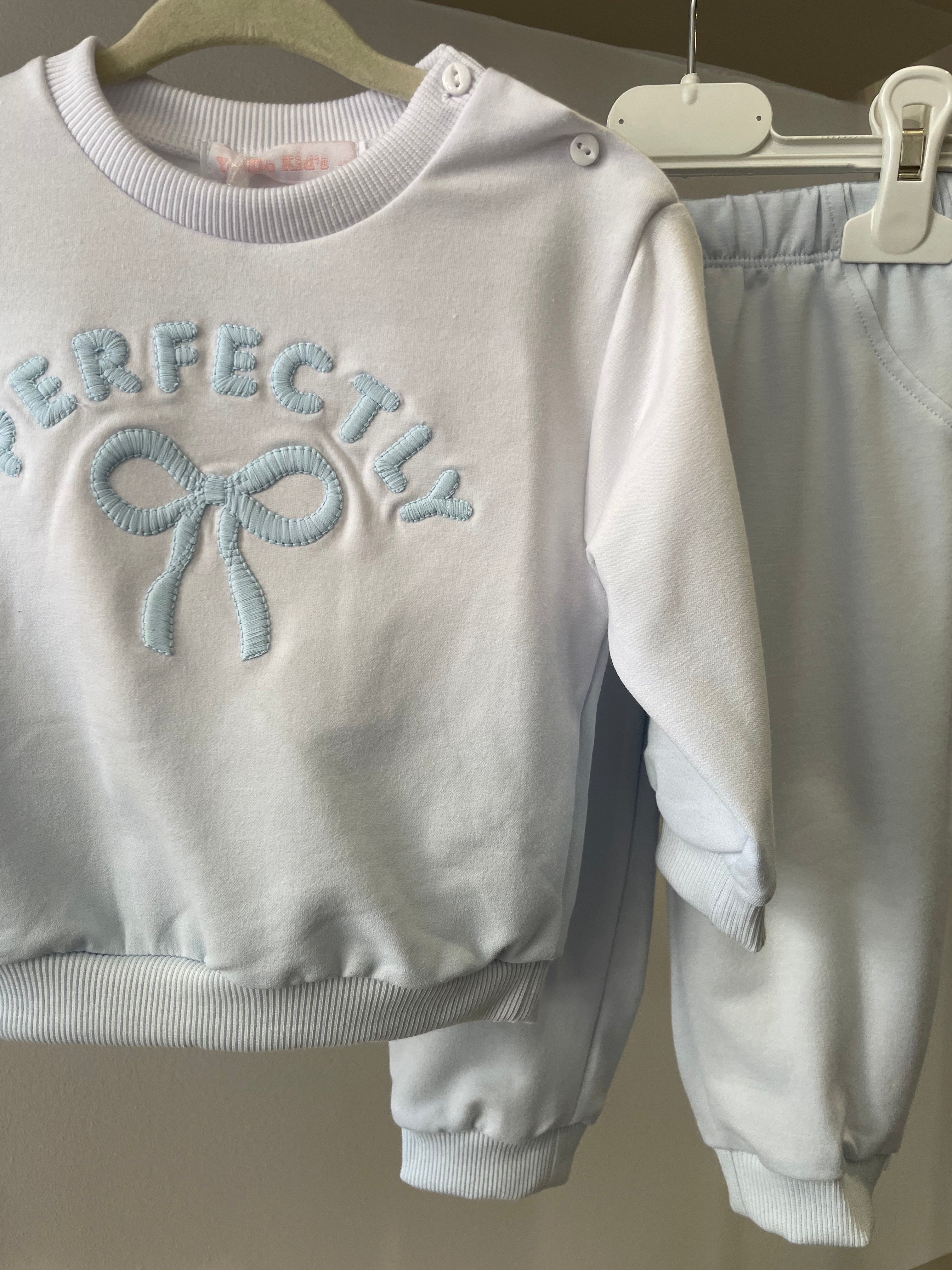 Tuta PERFECTLY 12-36M - CELESTE POLVERE