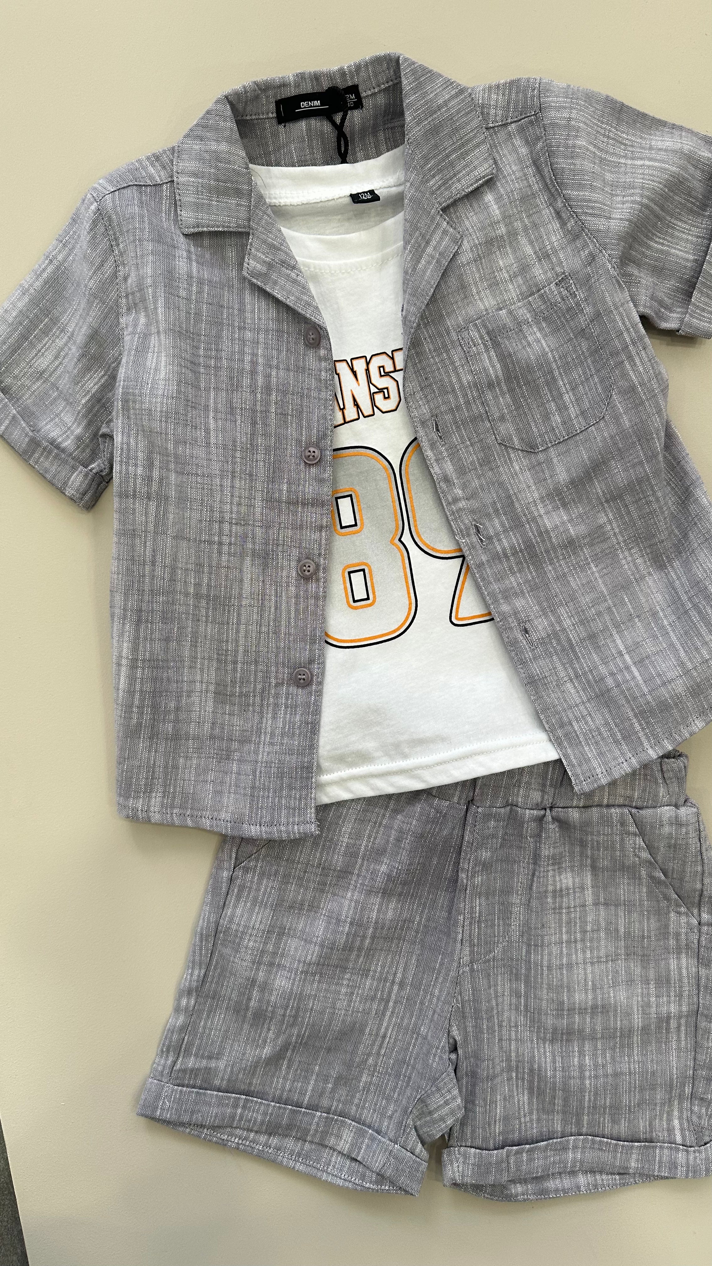 Coordinato URBANSTREET 12-36M - GRIGIO