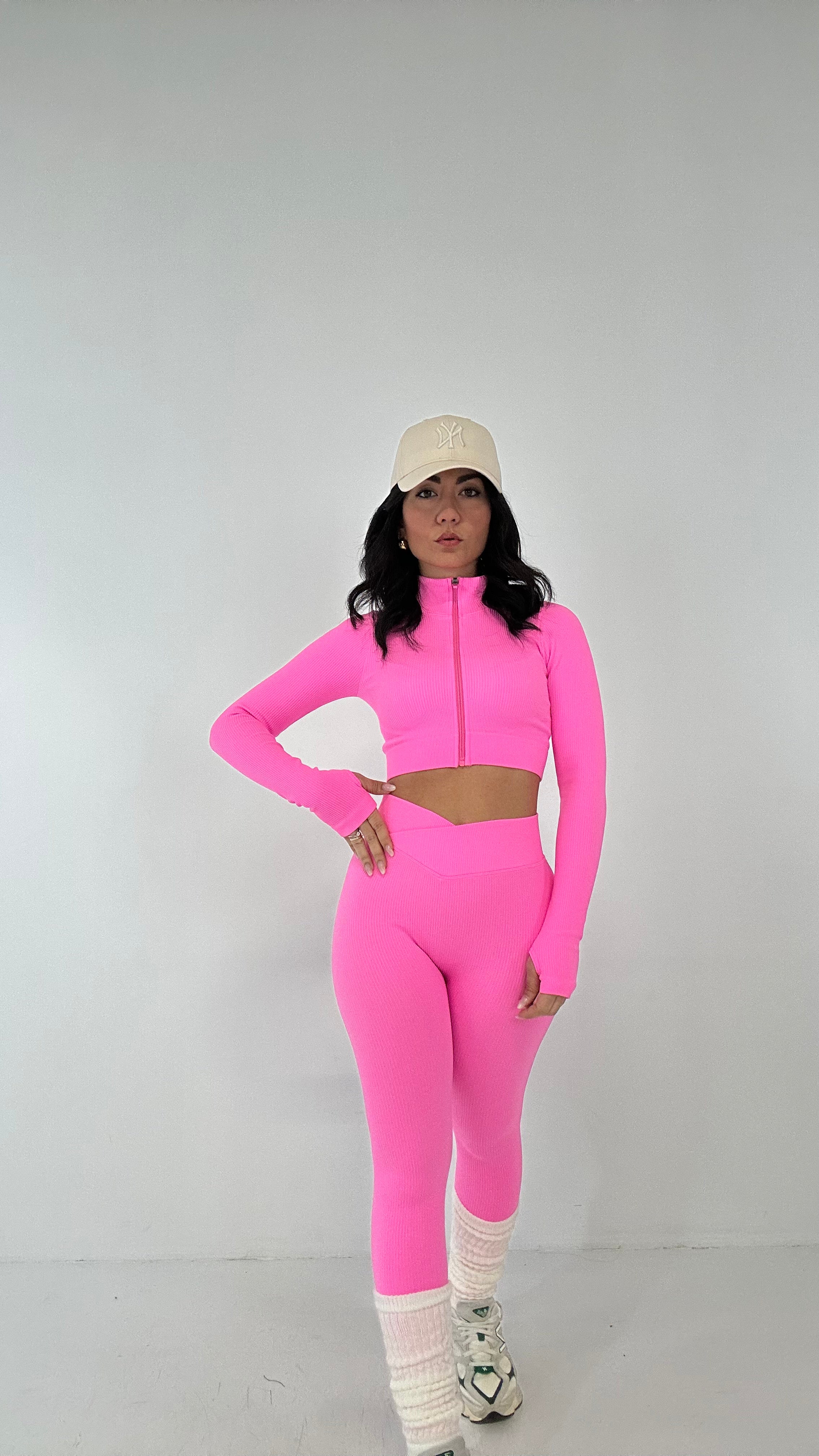 Coordinato ZIP E V - FUXIA