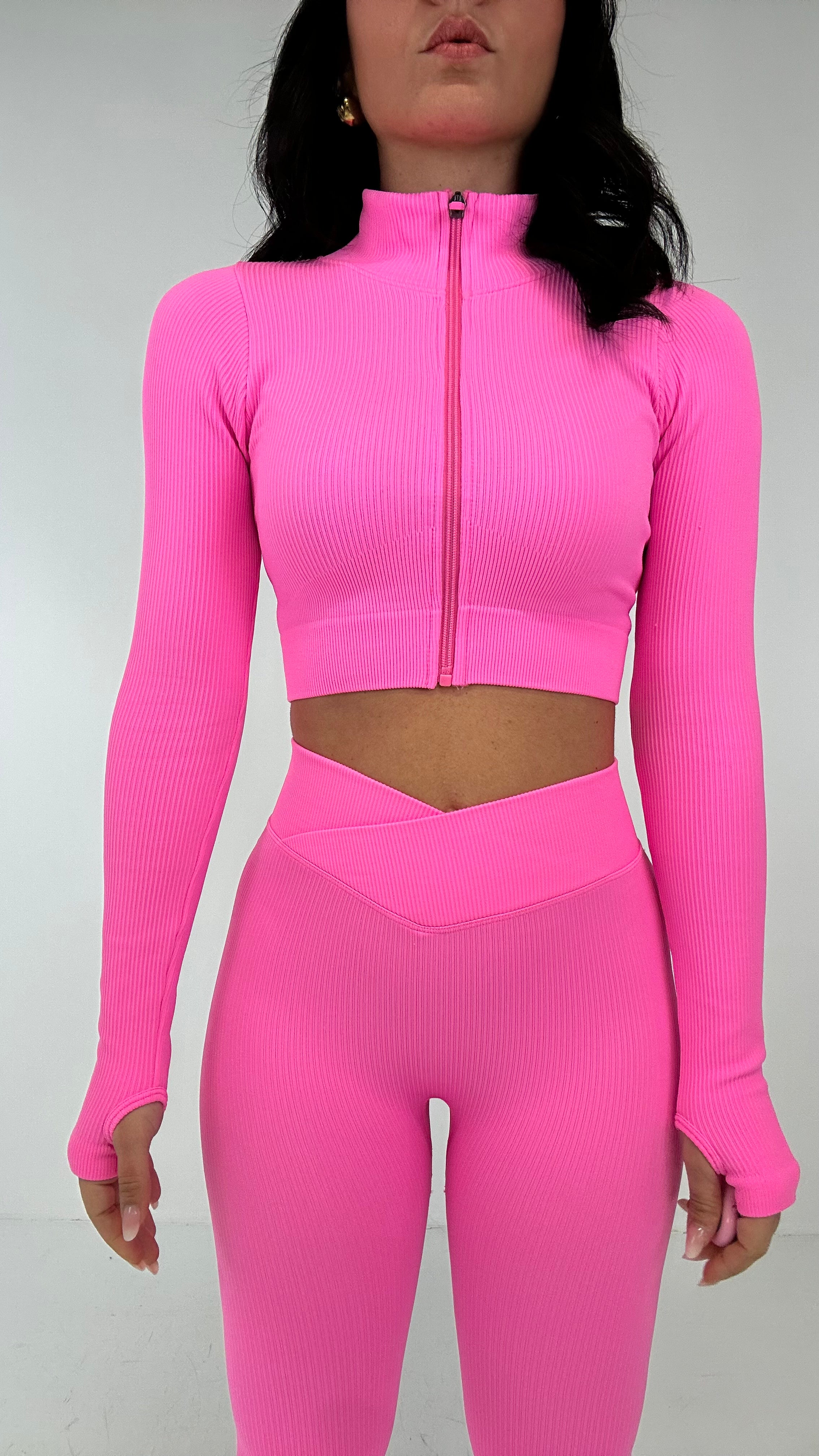Coordinato ZIP E V - FUXIA