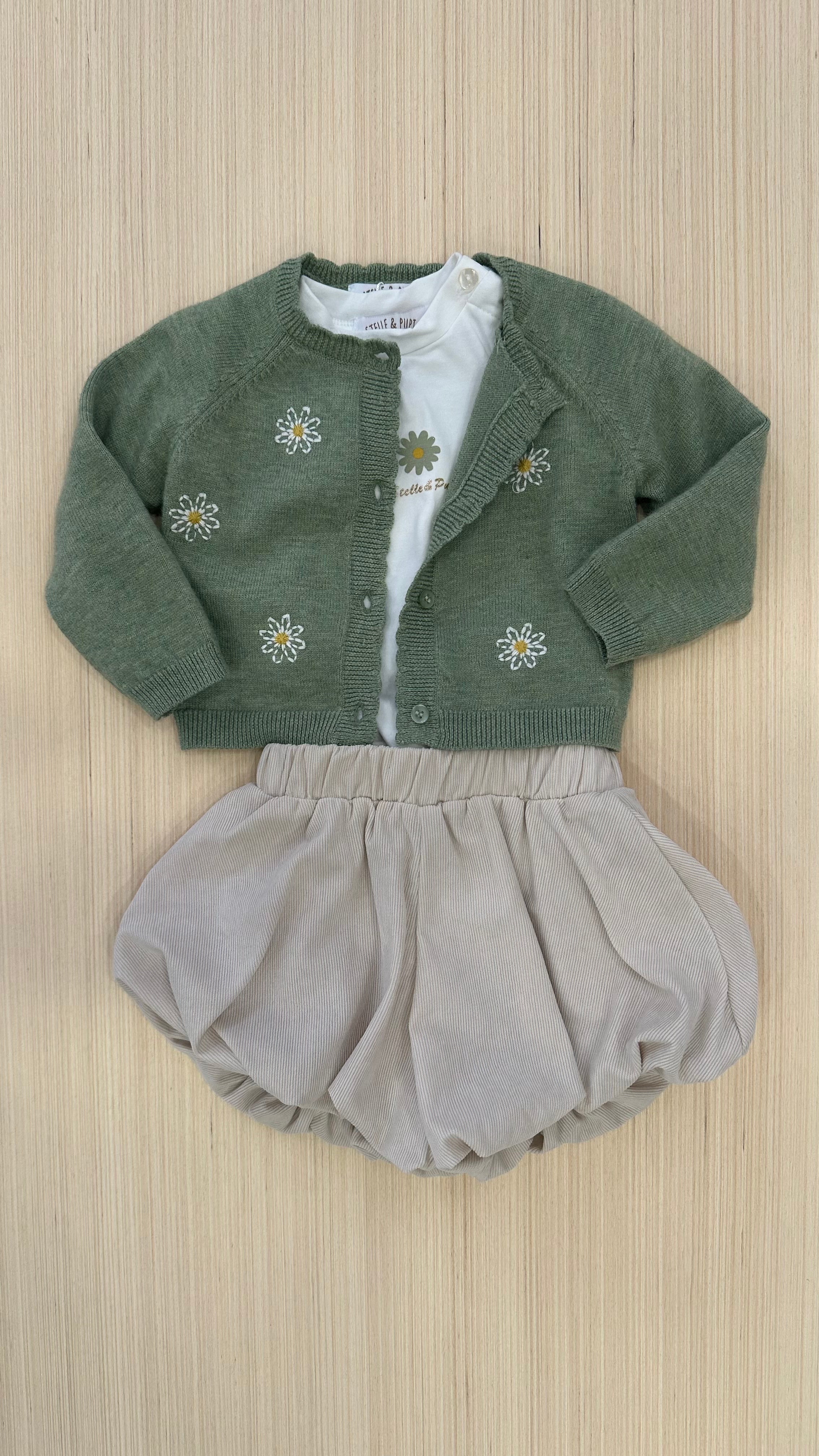 Completo MARGHERITE 6-24M - VERDE