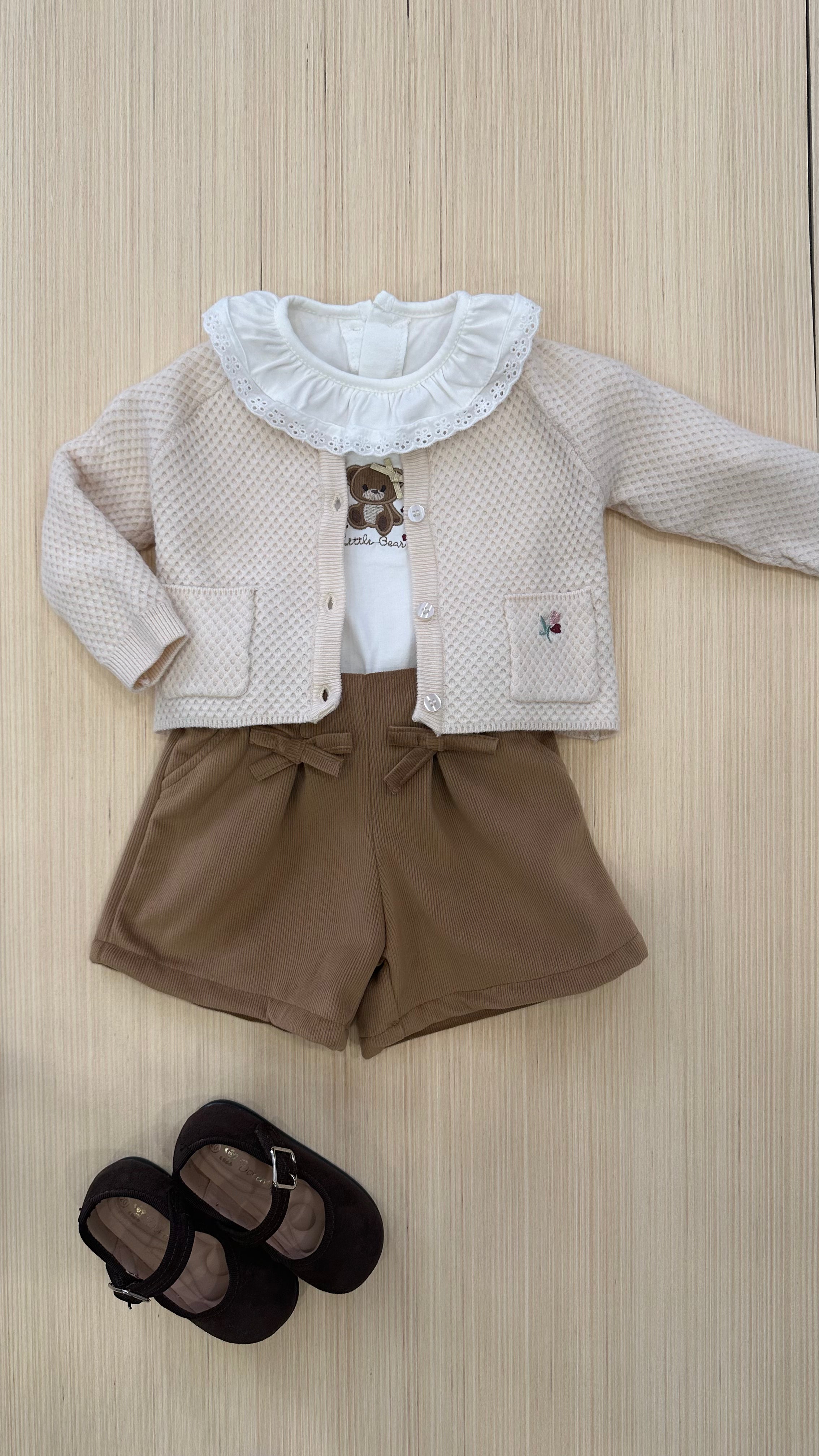 Completo 3PZ LETTLI BEAR 3-18M - BEIGE