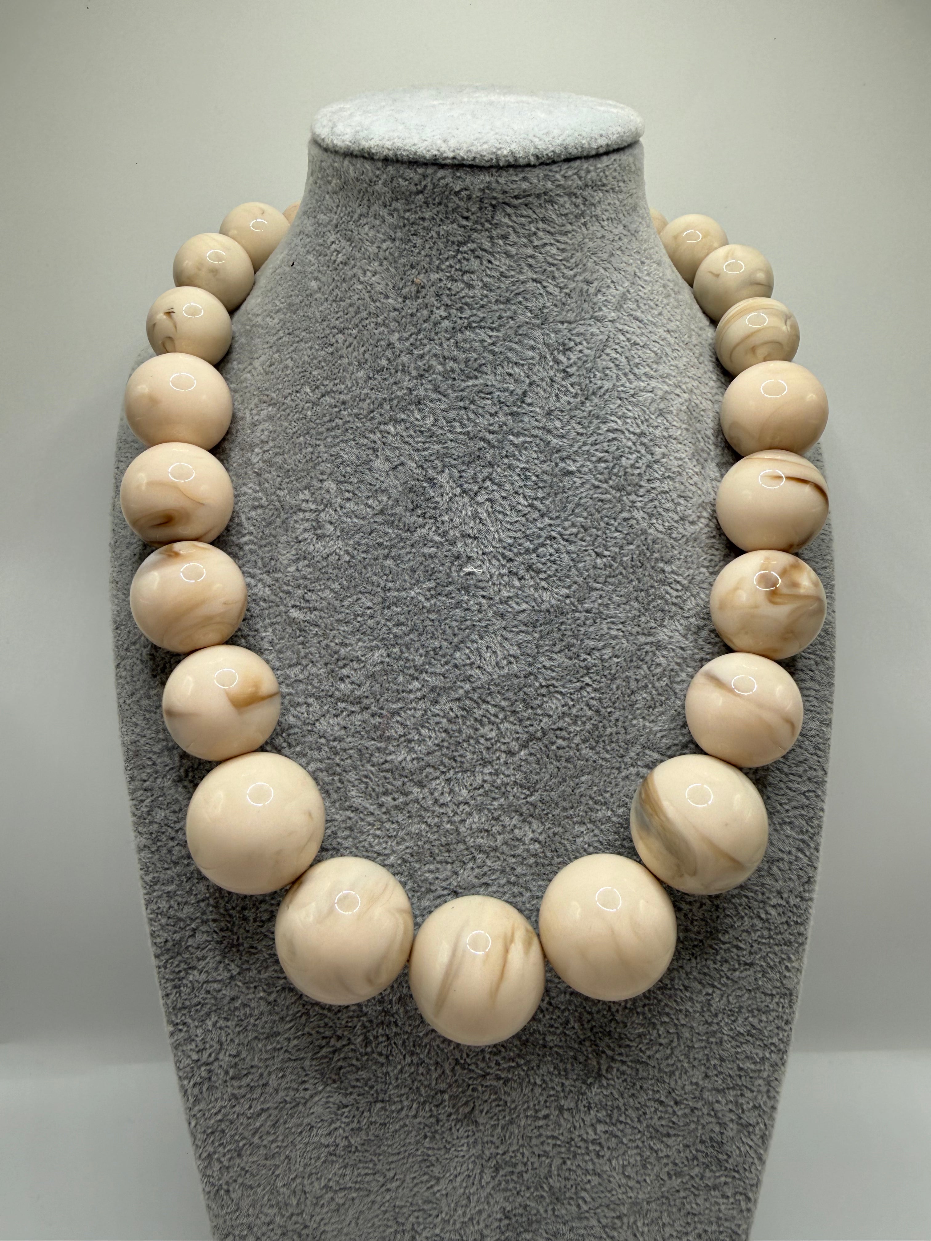 Collana MINI PERLA SUM - CREMA