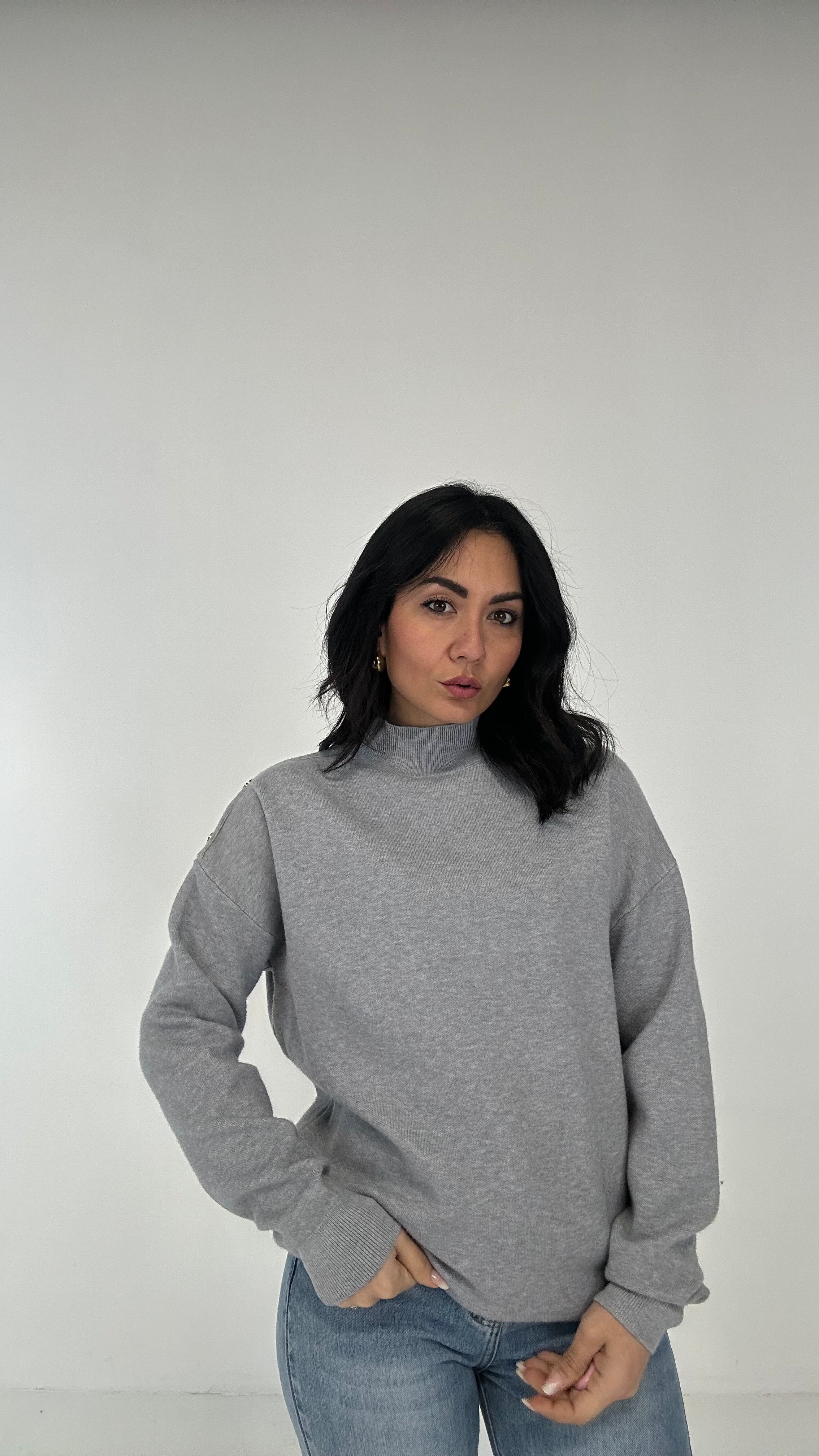 Pull TOK-BOTT - GRIGIO