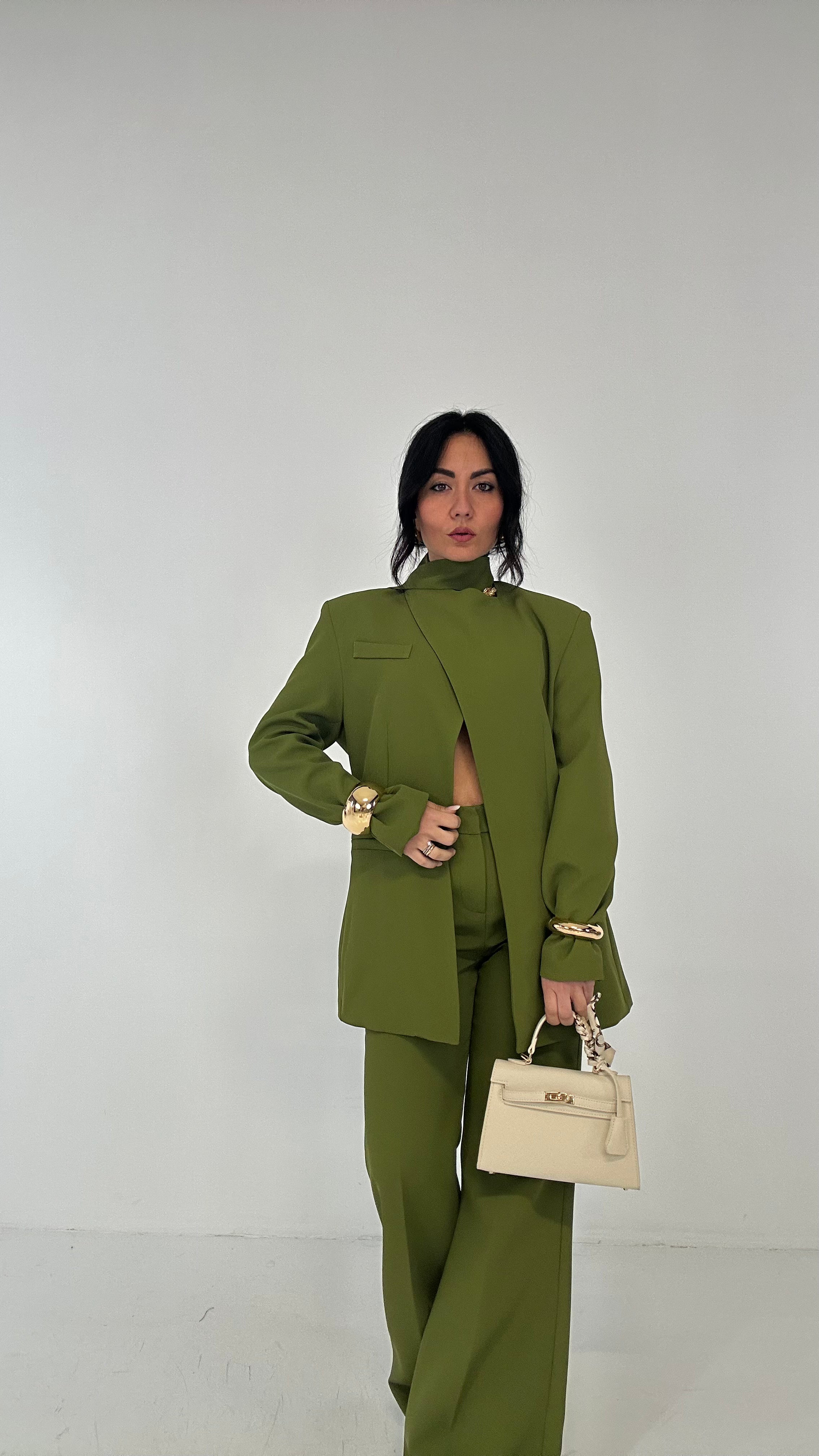 Pantalone LUMINA SCIAL - VERDE