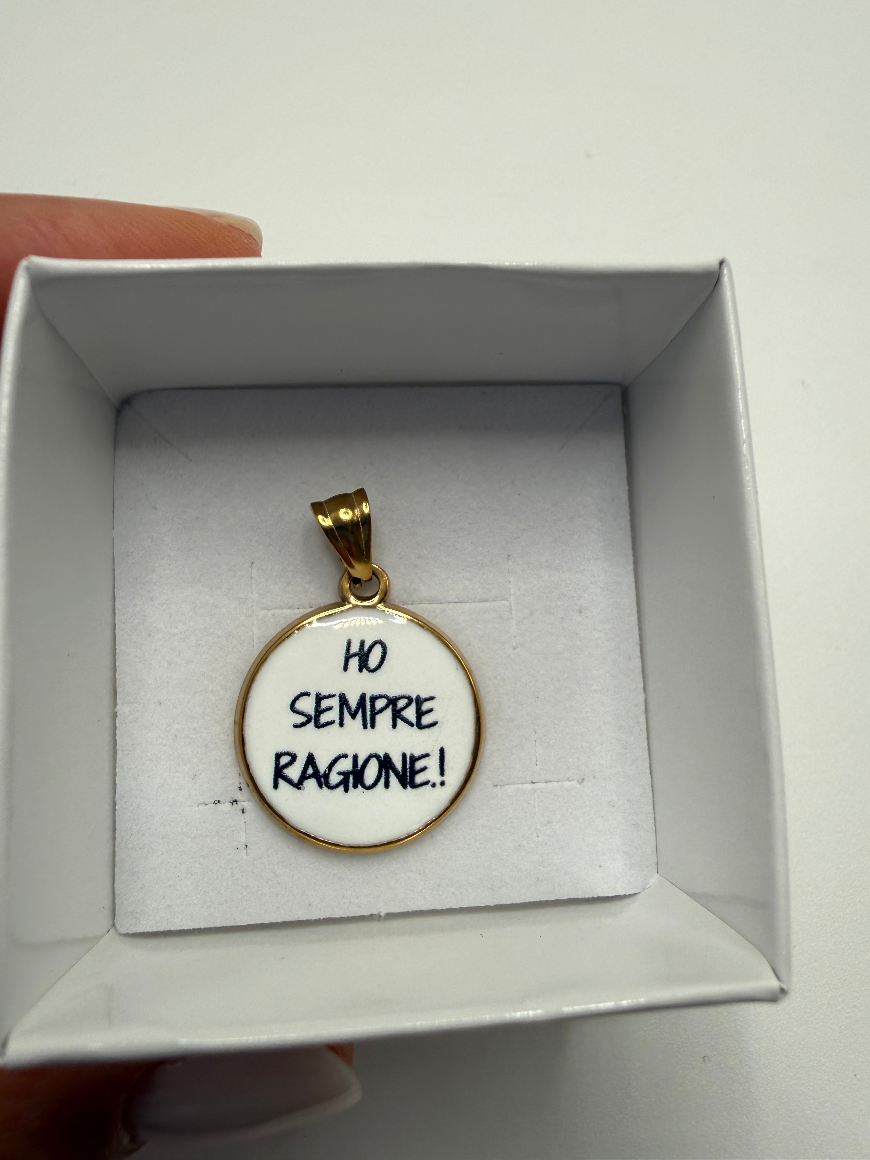 Charm HO SEMPRE RAGIONE - ORO