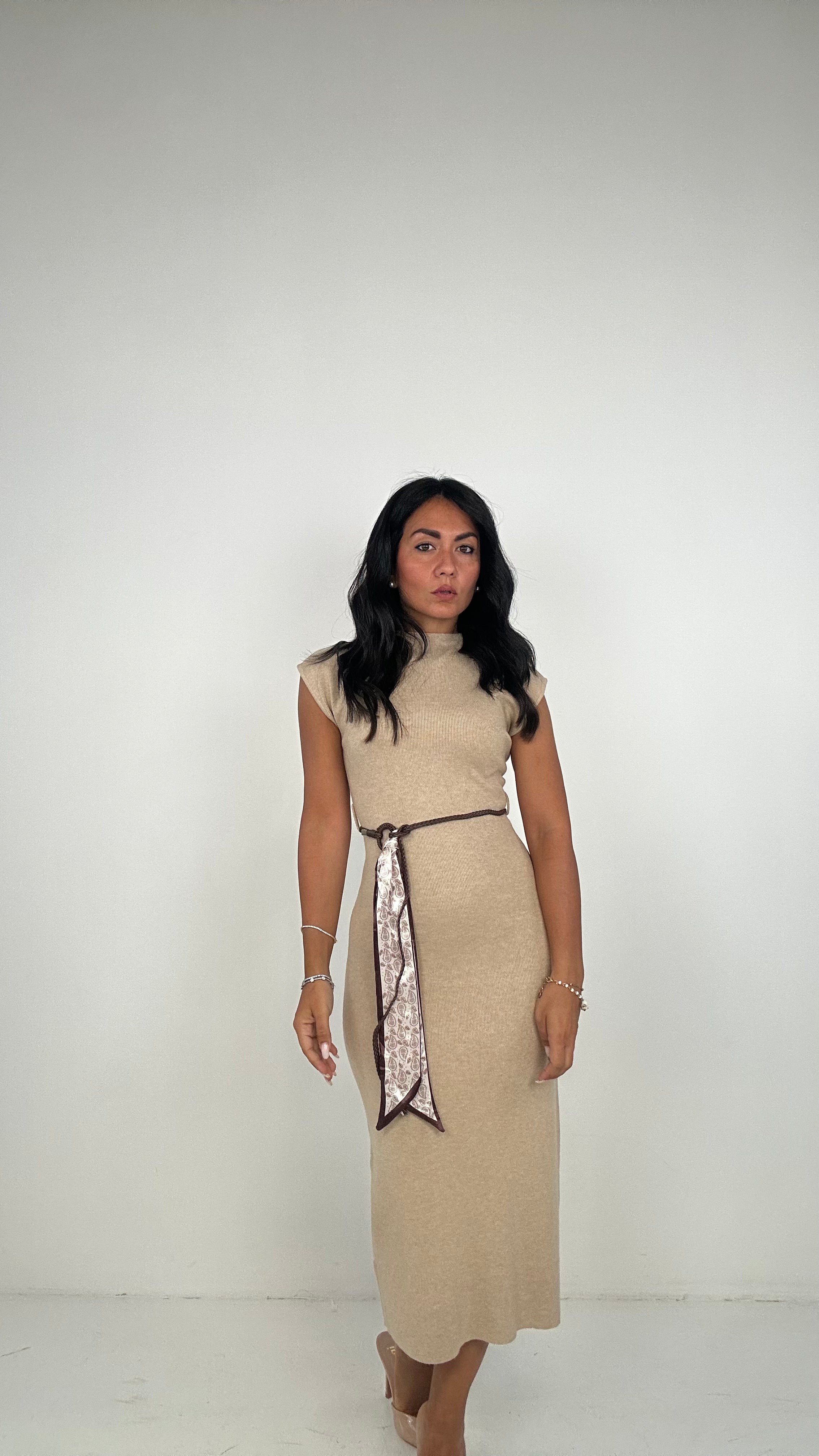 Vestito CORDINO - BEIGE