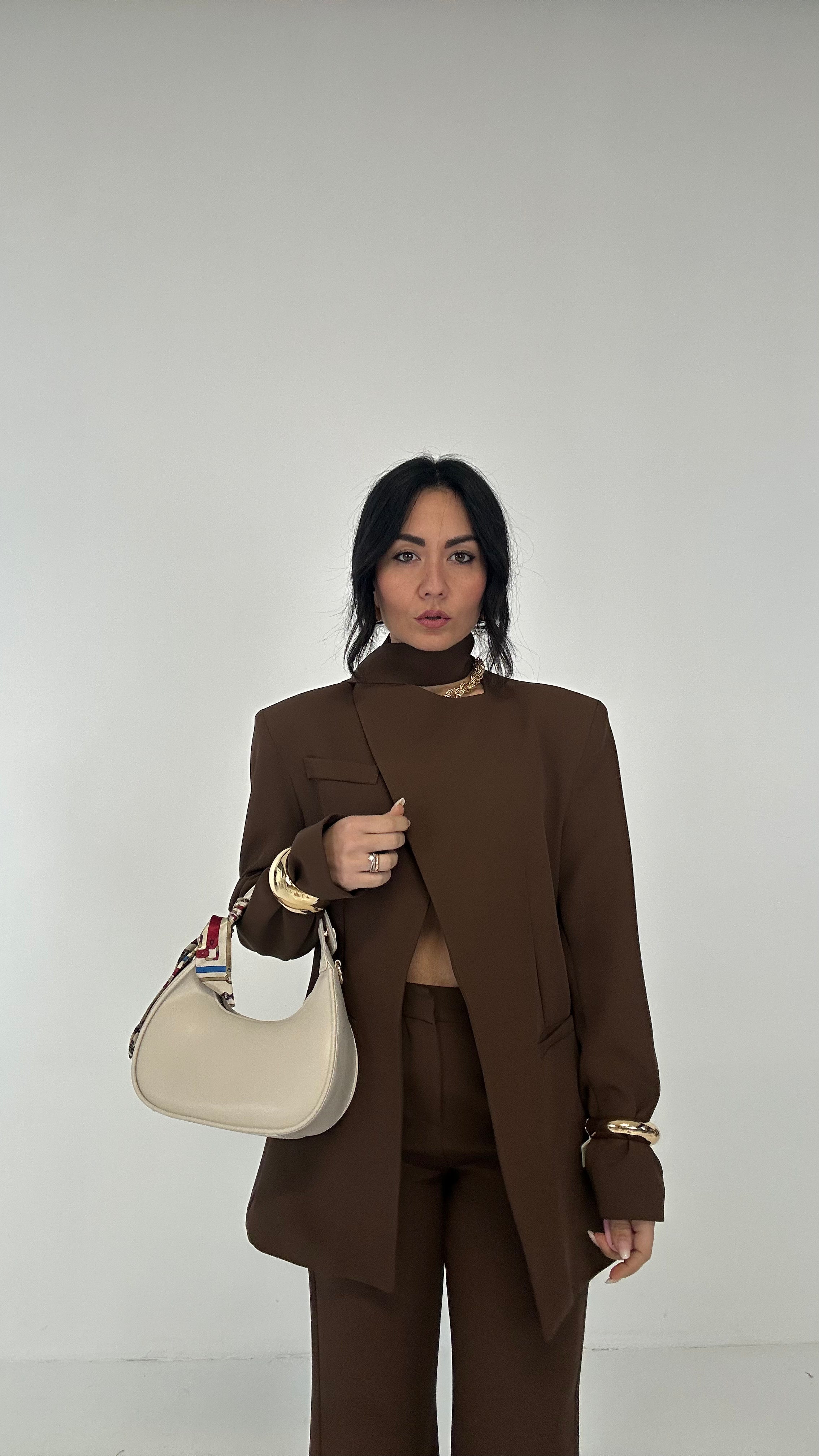 Giacca LUMINA SCIAL - MARRONE