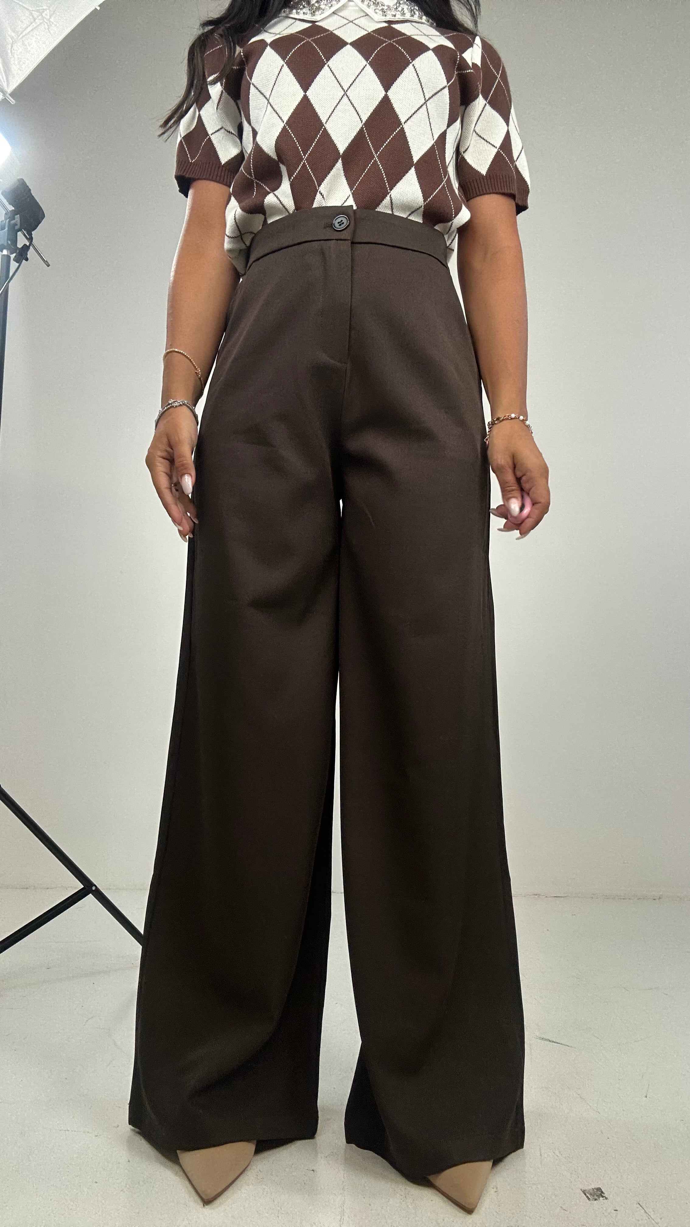 Pantalone OFF - MARRONE
