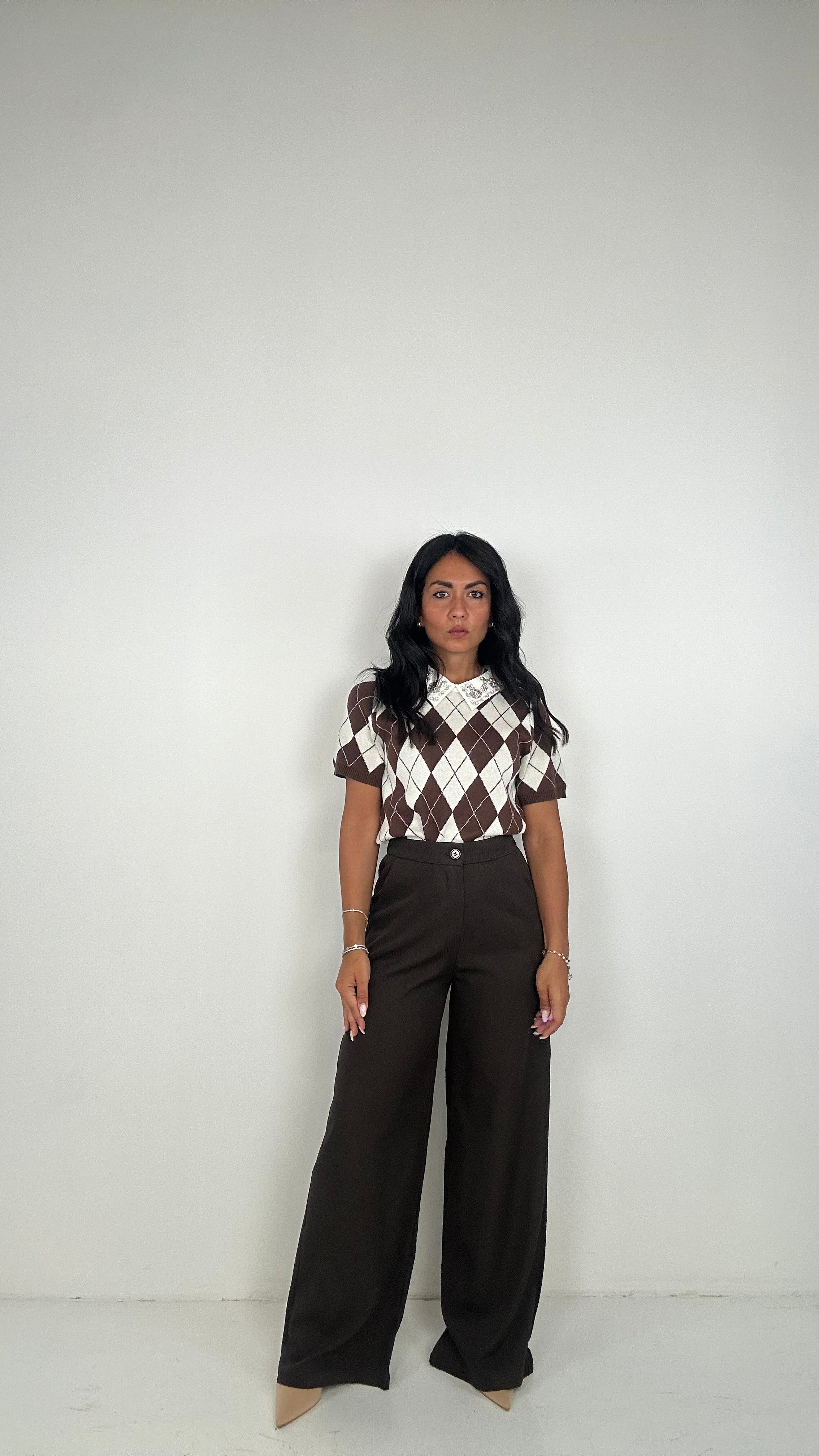 Pantalone OFF - MARRONE