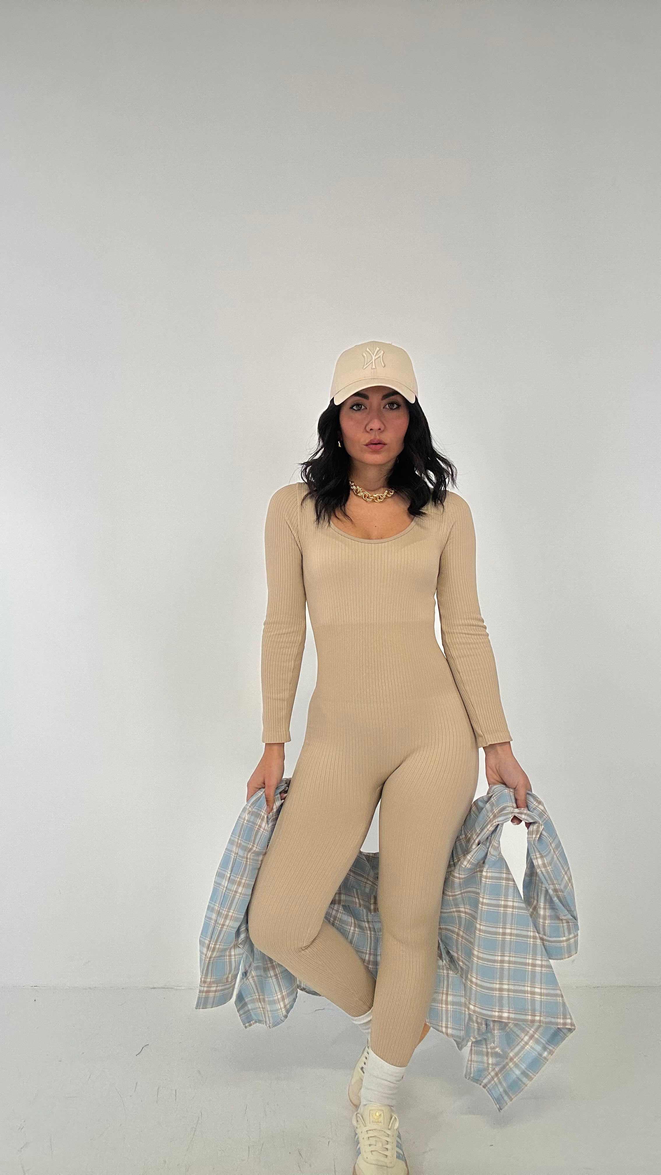 Tutina SCOLLO TONDO - BEIGE