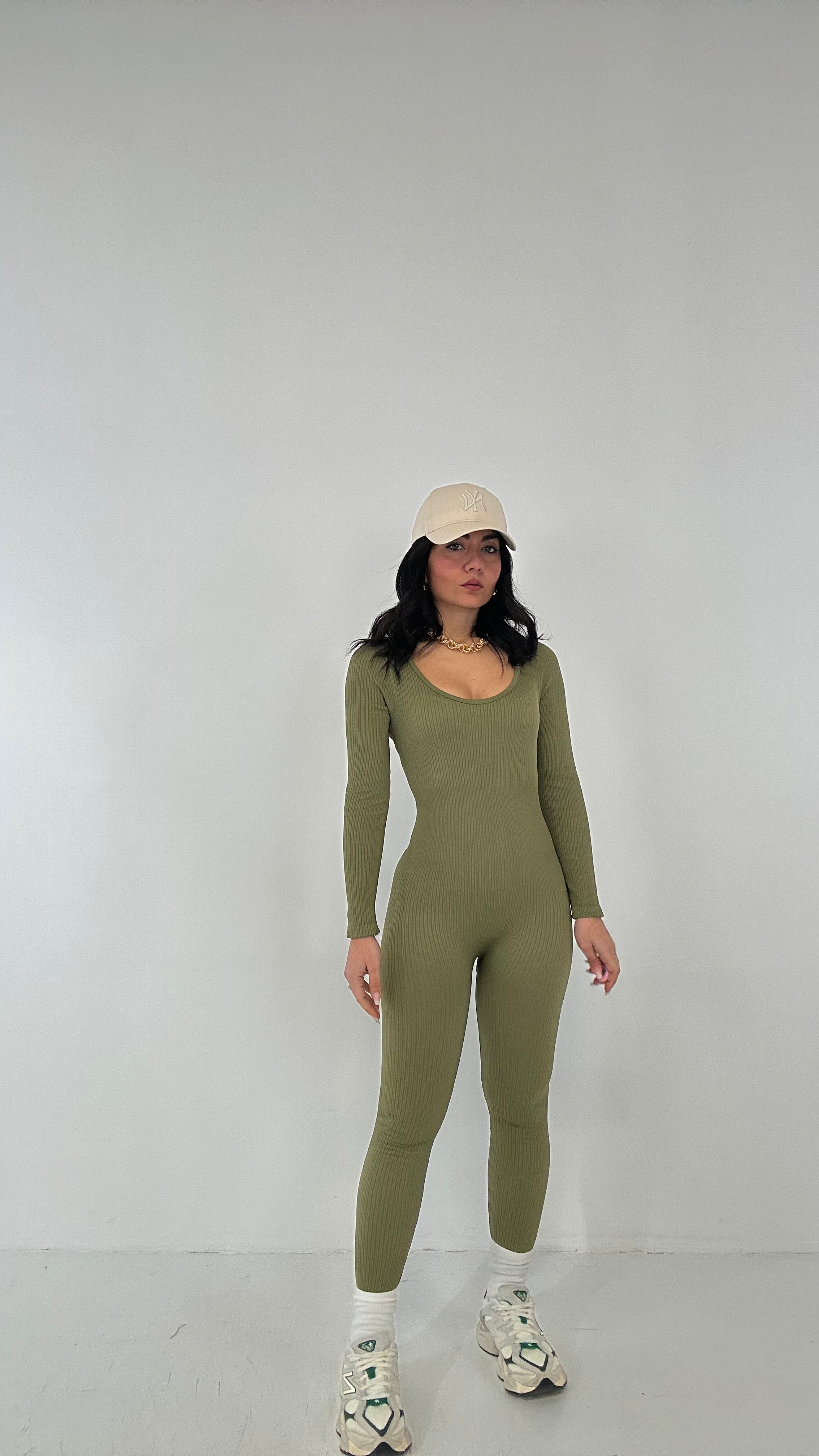 Tutina SCOLLO TONDO - VERDE MILITARE