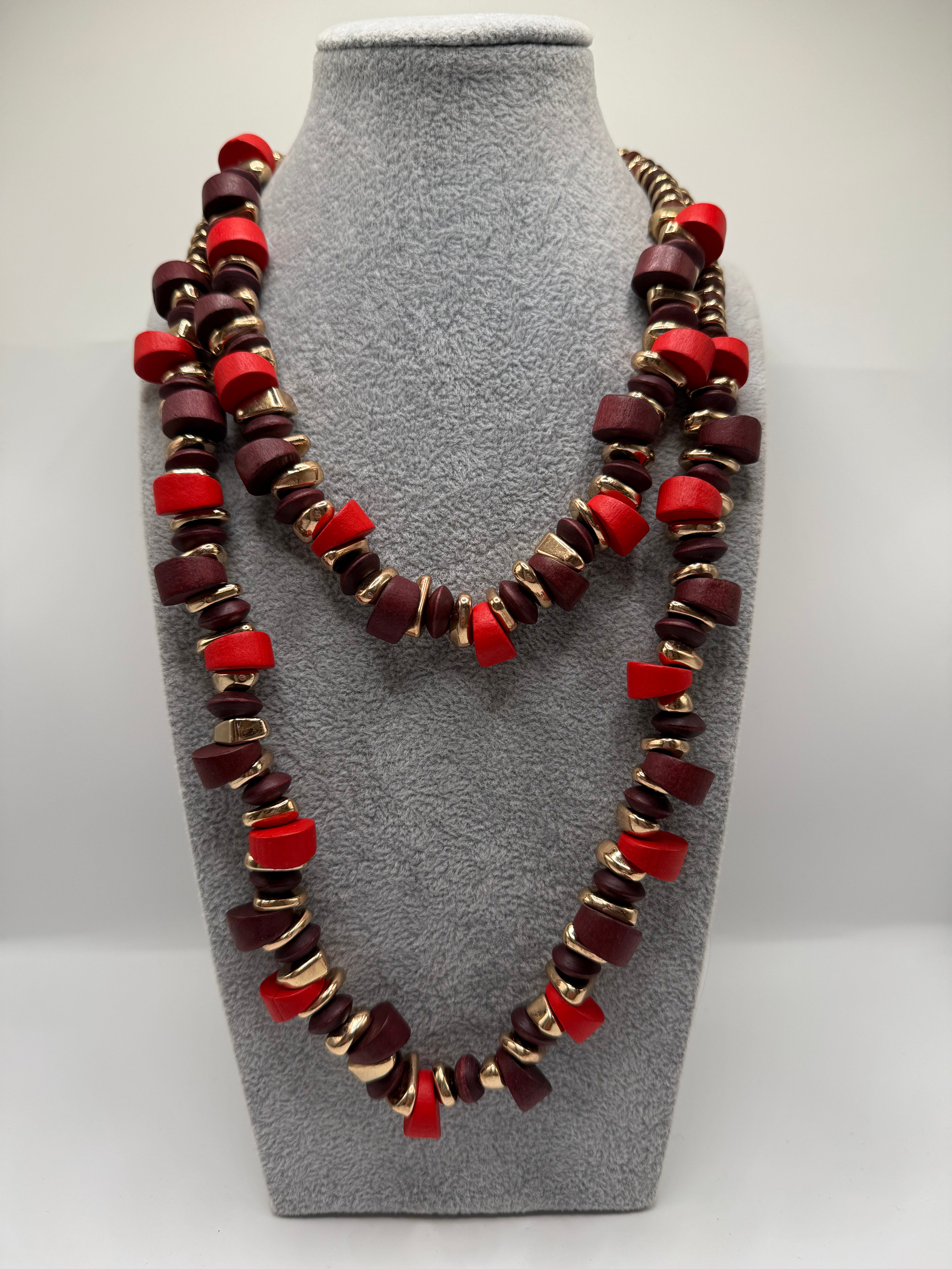 Collana MASAI - ROSSO