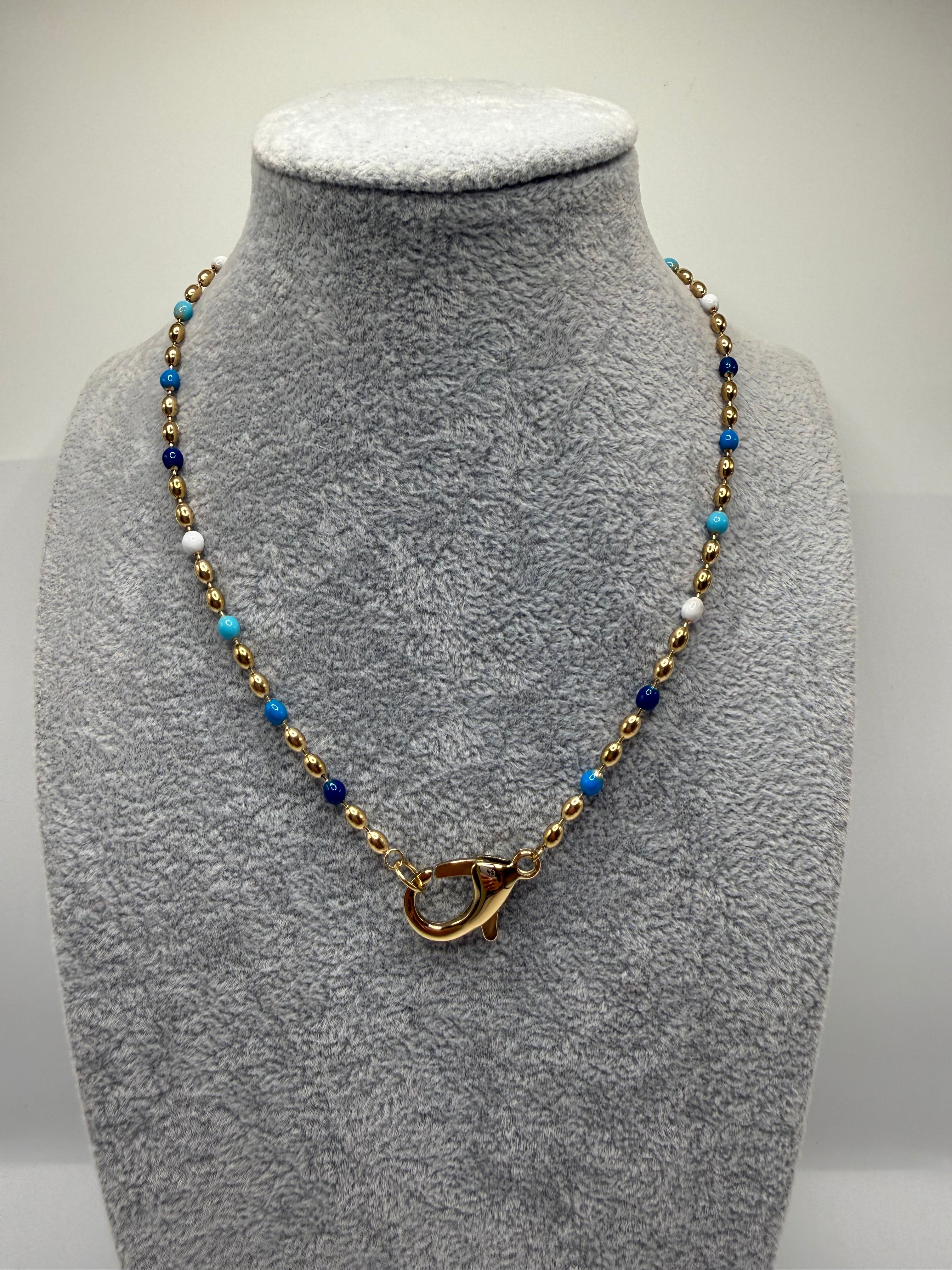 Collana SEMINI COLOR - BLU